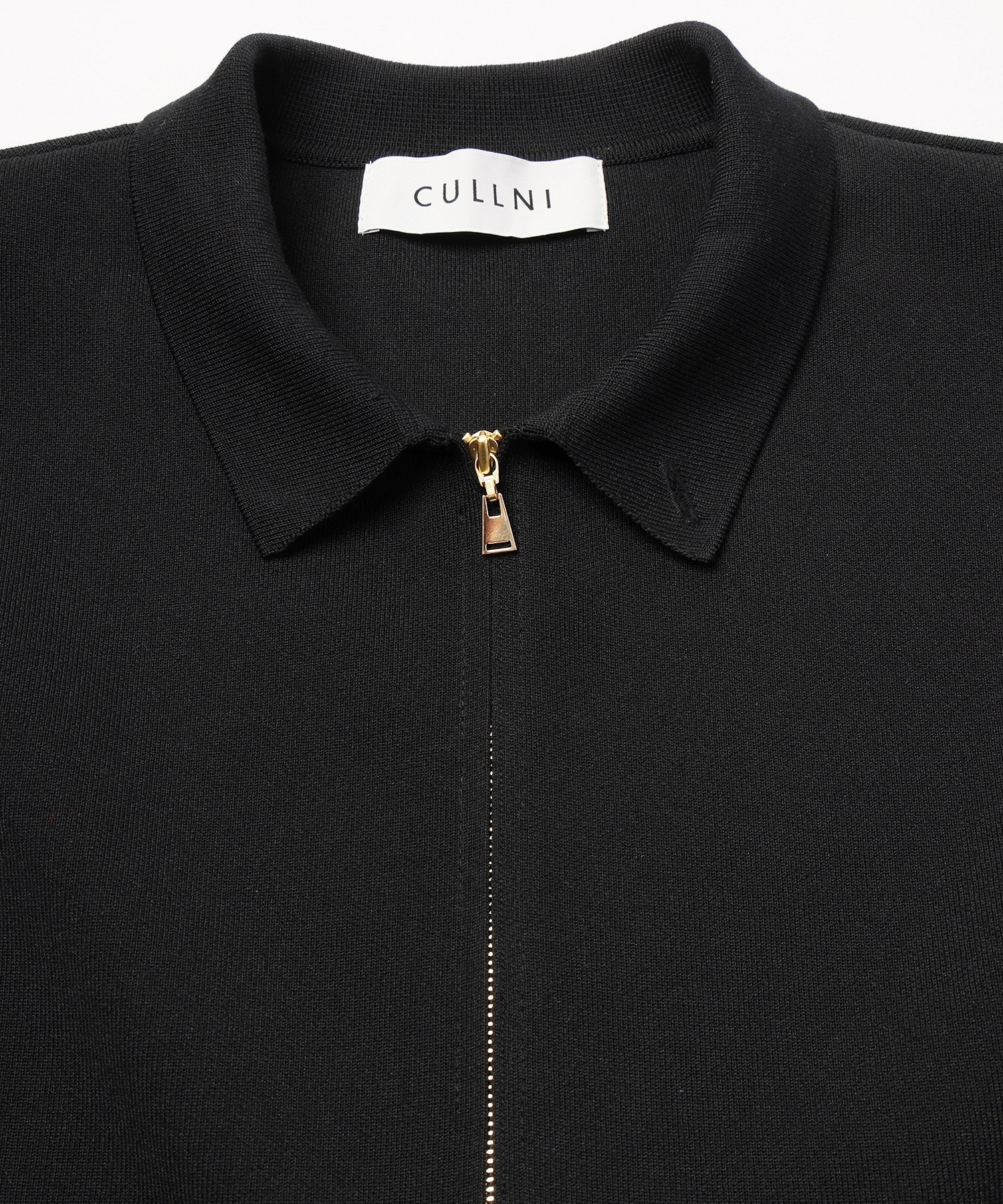Organic Cotton Smooth Knit Big Pocket Zip Jacket CULLNI