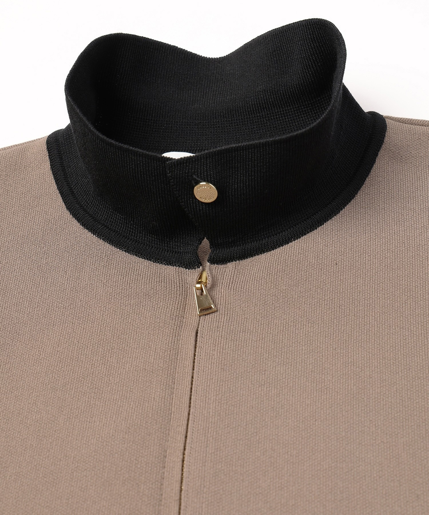 Organic Cotton Smooth Knit Big Pocket Zip Jacket CULLNI