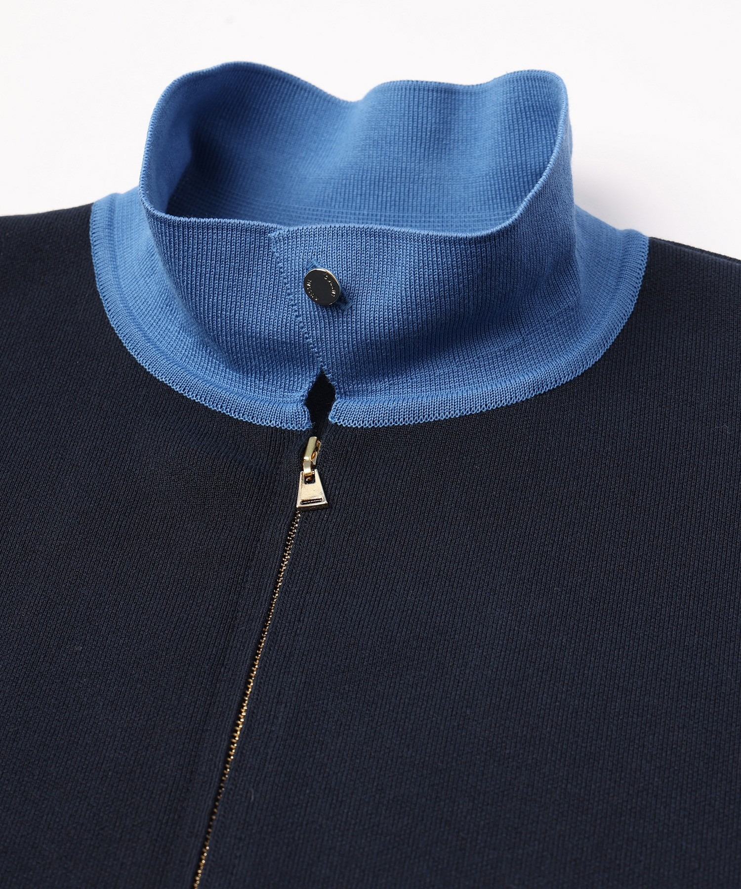 Organic Cotton Smooth Knit Big Pocket Zip Jacket CULLNI