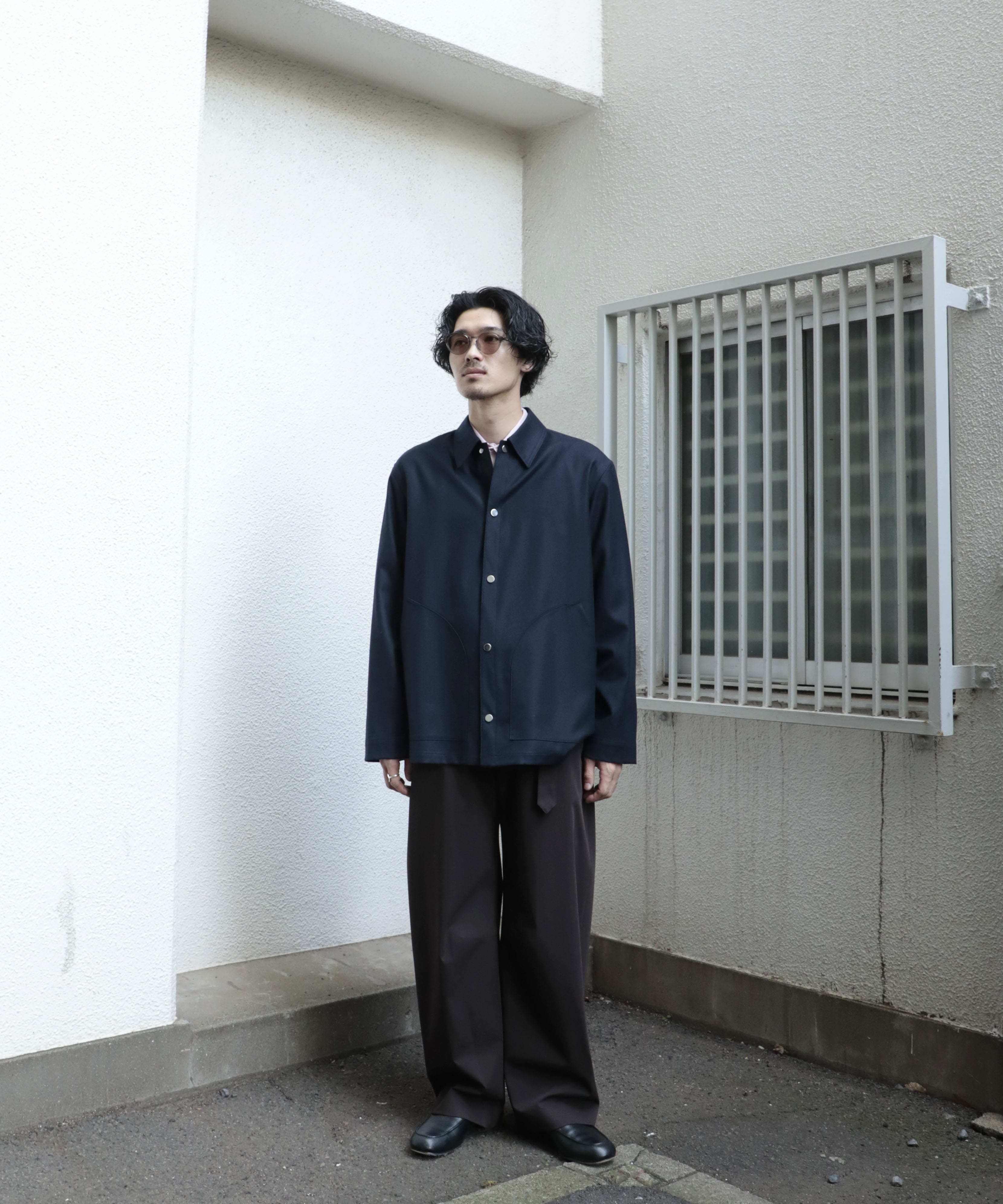 Belted Barrel Slacks STUDIOUS