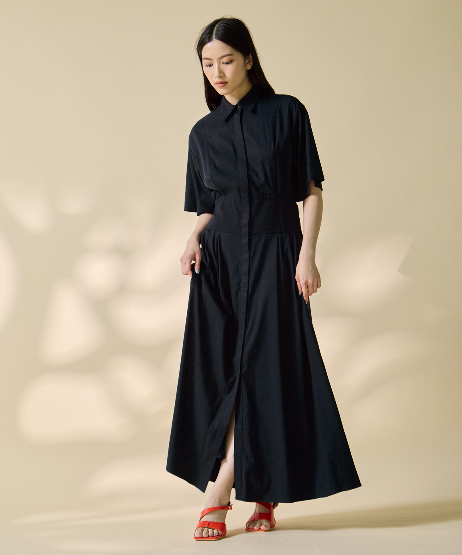 Corset Detail Shirt Dress STUDIOUS