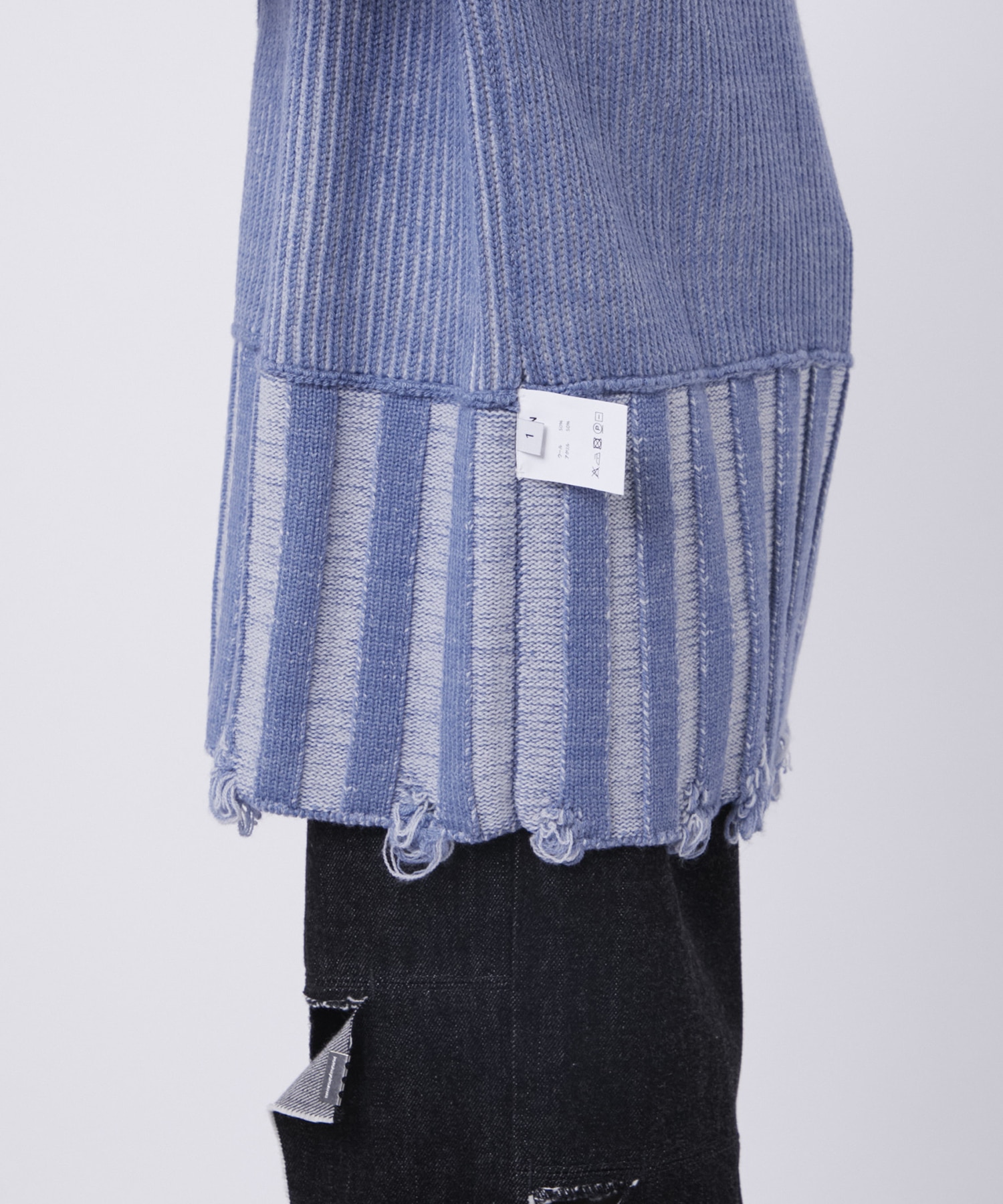 リバーシブルZip knit coat PEIEN