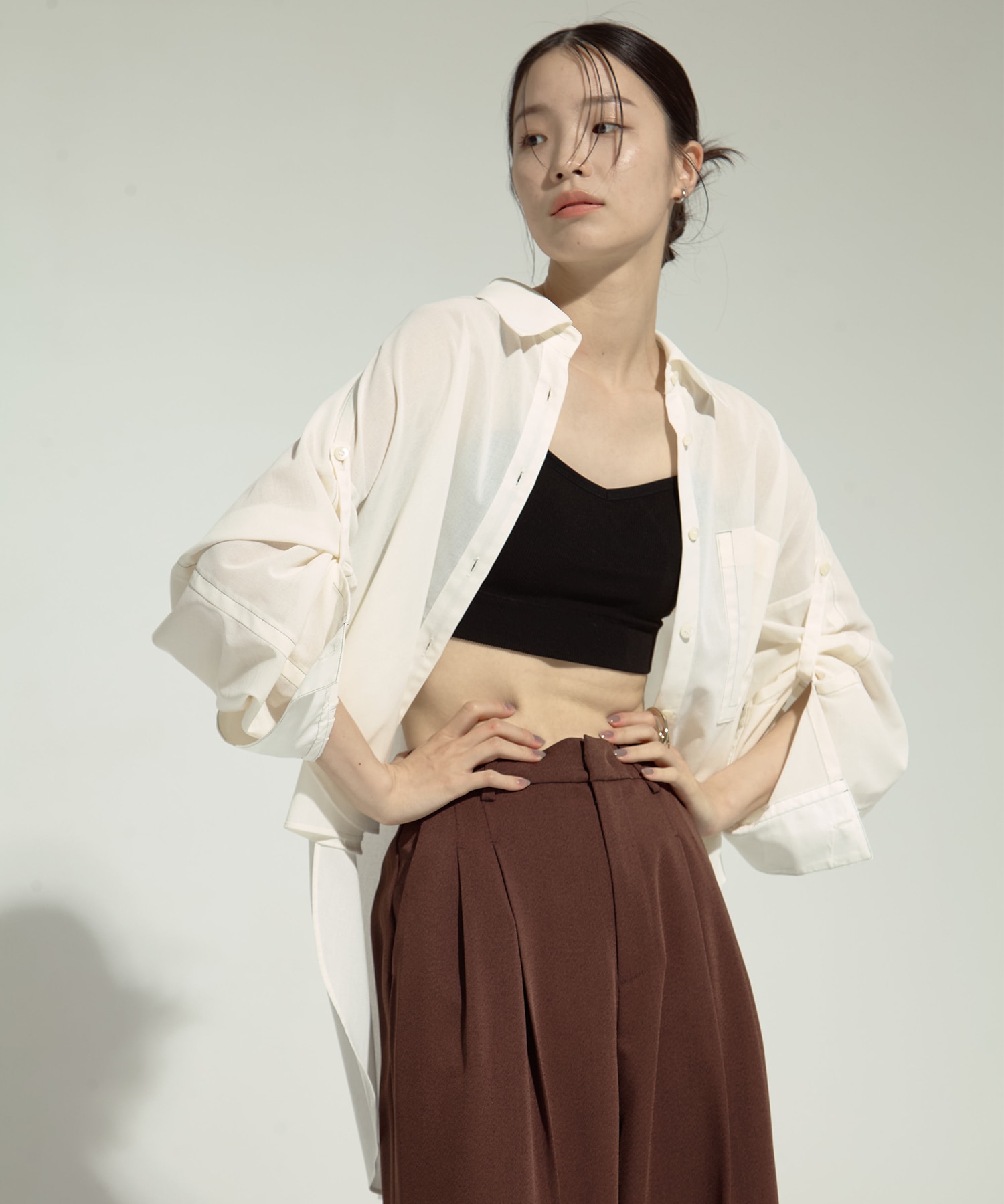 Matte Sheer Over Shirt STUDIOUS