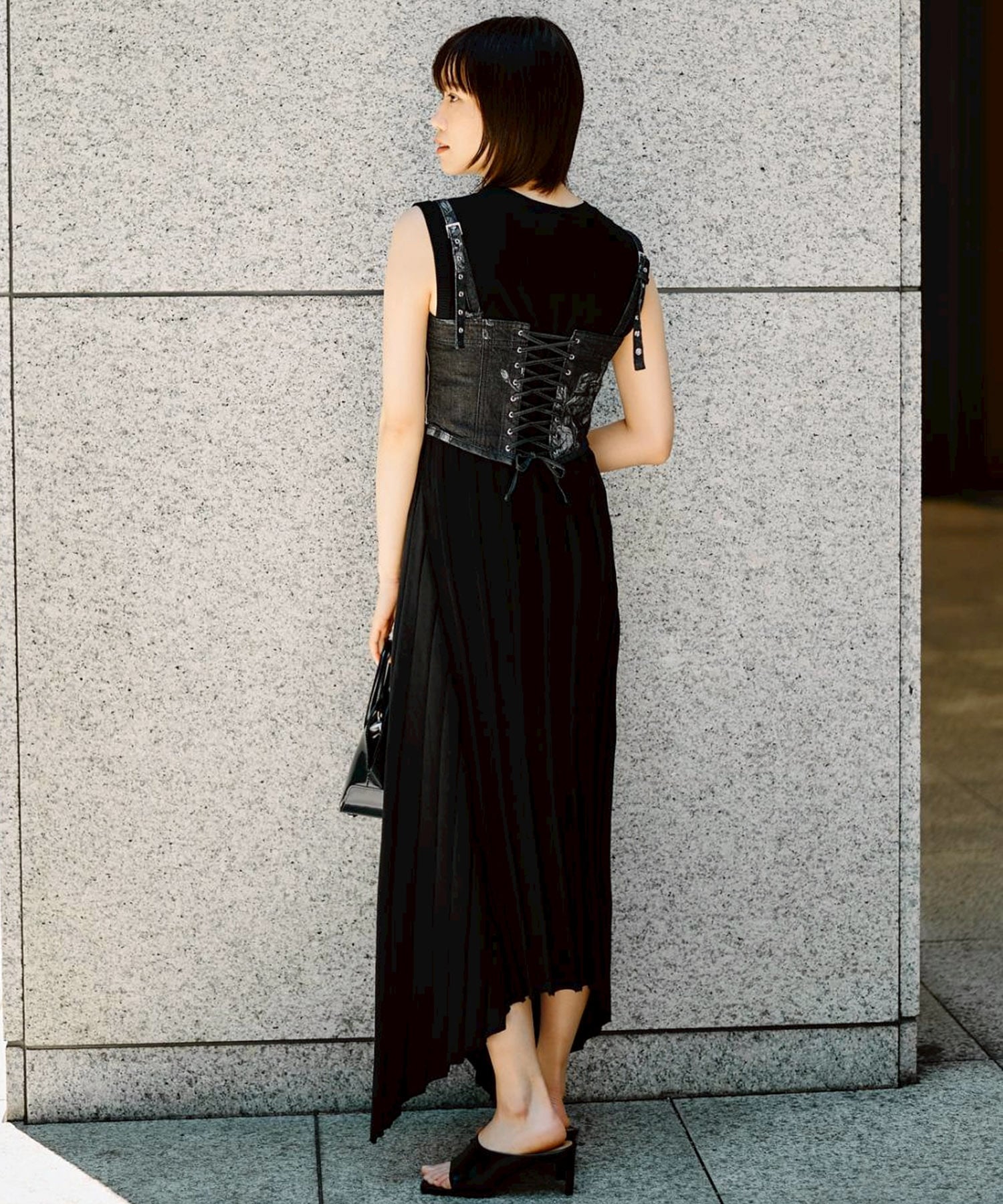 別注ROSE DENIM BUSTIER FETICO