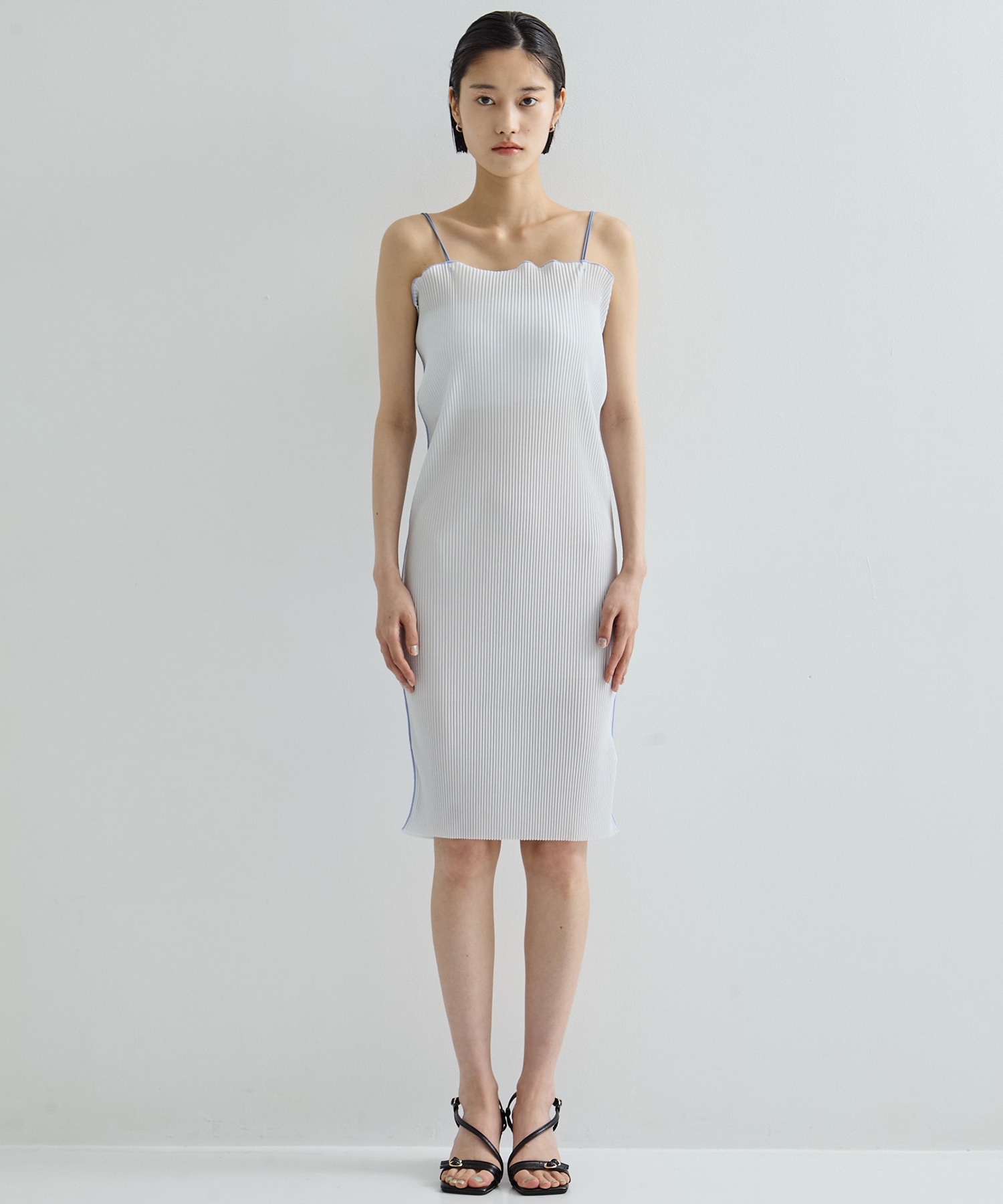 別注SHEER LAYERED SHORT SLEEVE DRESS kotohayokozawa