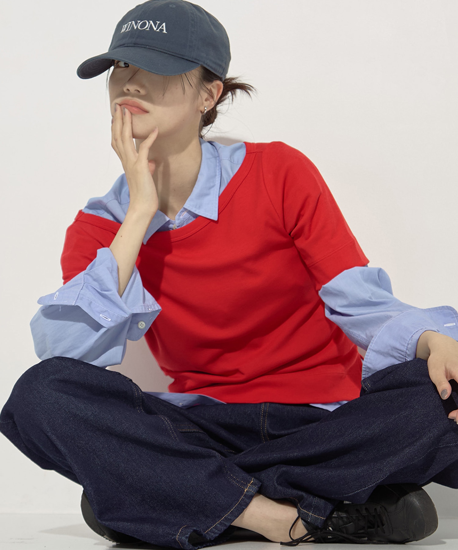 Luxury Smooth Boat Neck Tee STUDIOUS