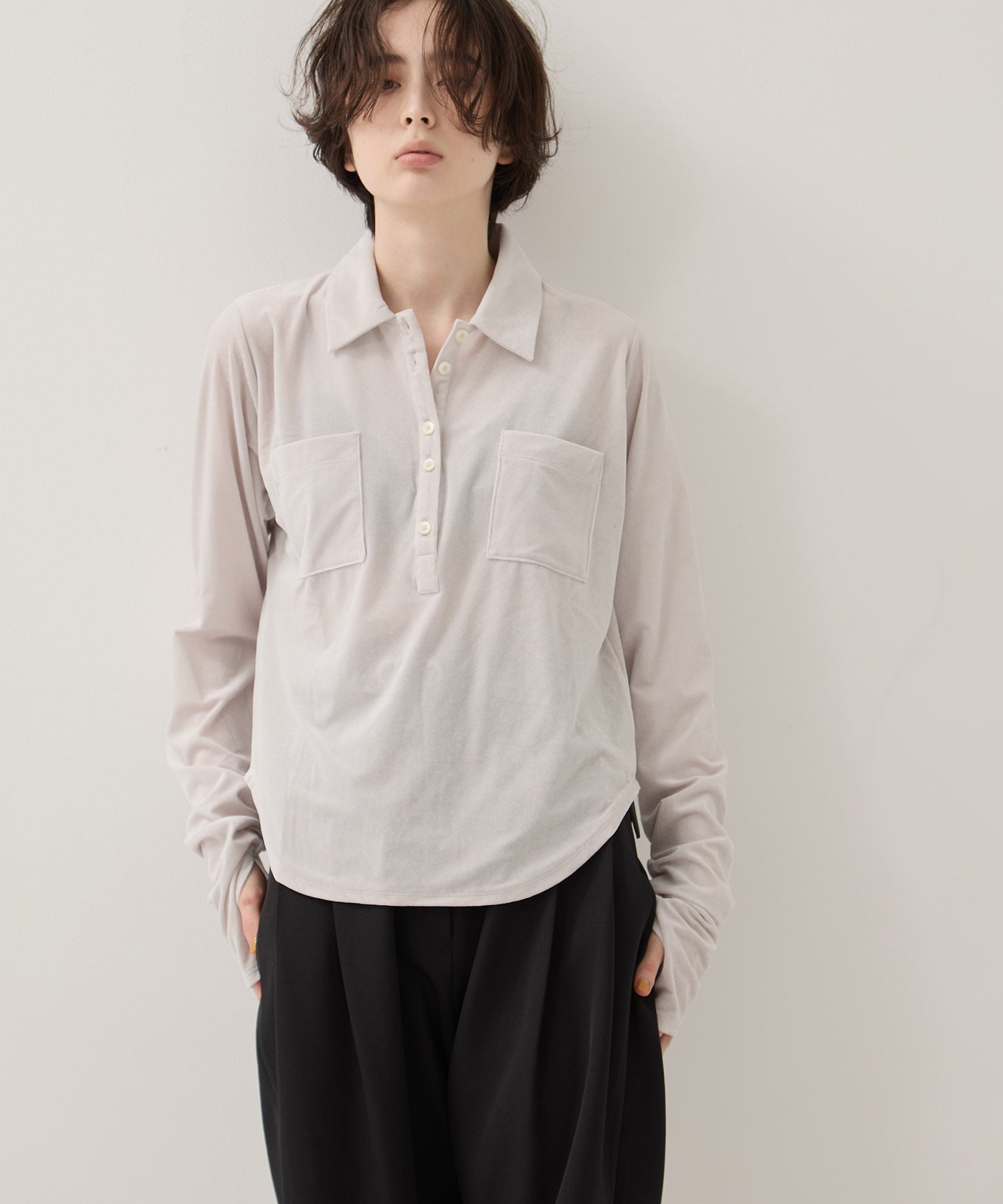 Velours Polo Shirt STUDIOUS