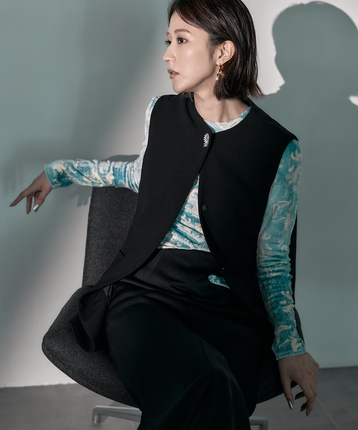 別注 Velour Jersey Top Mame Kurogouchi