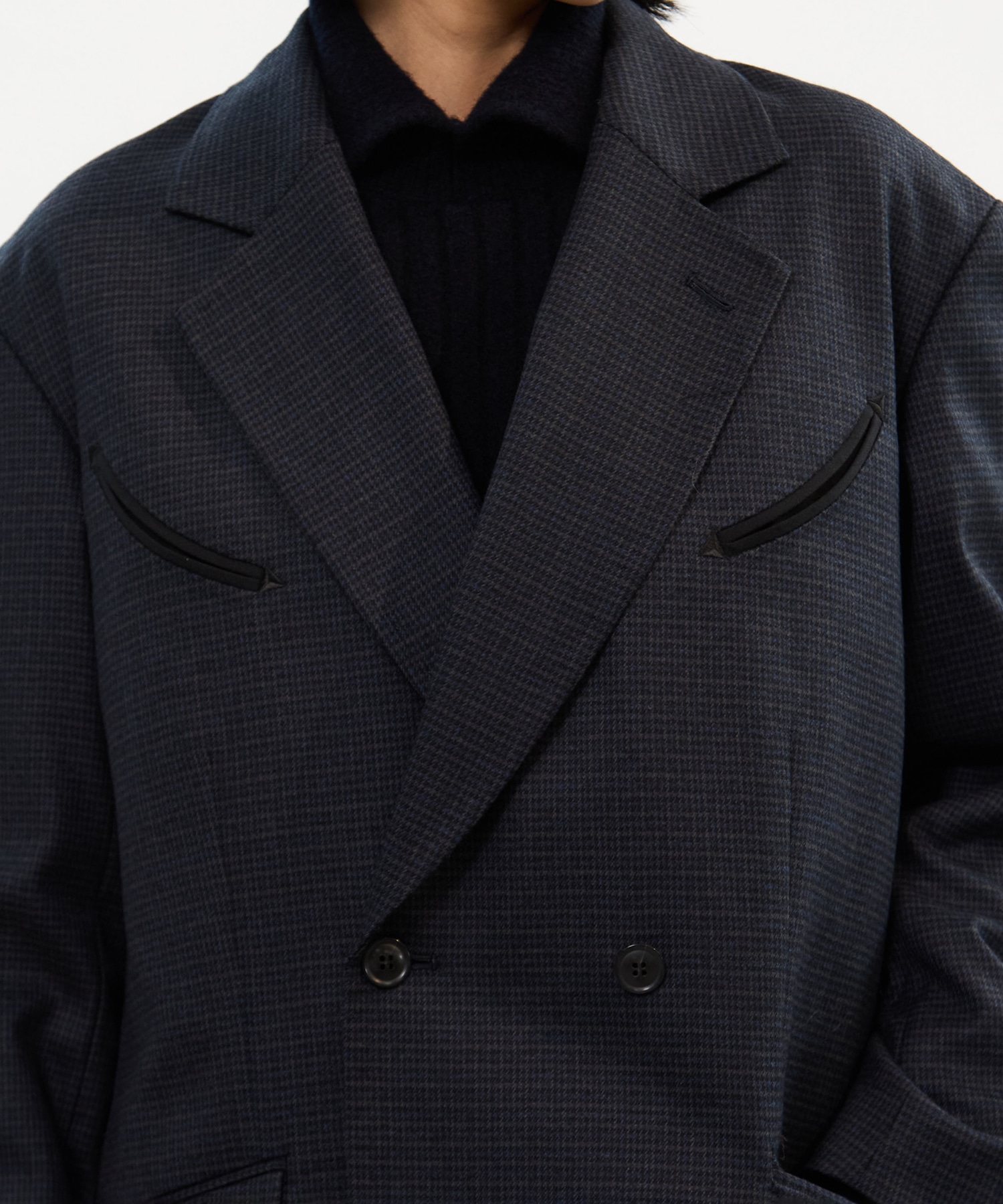 Wool check jacket TOGA