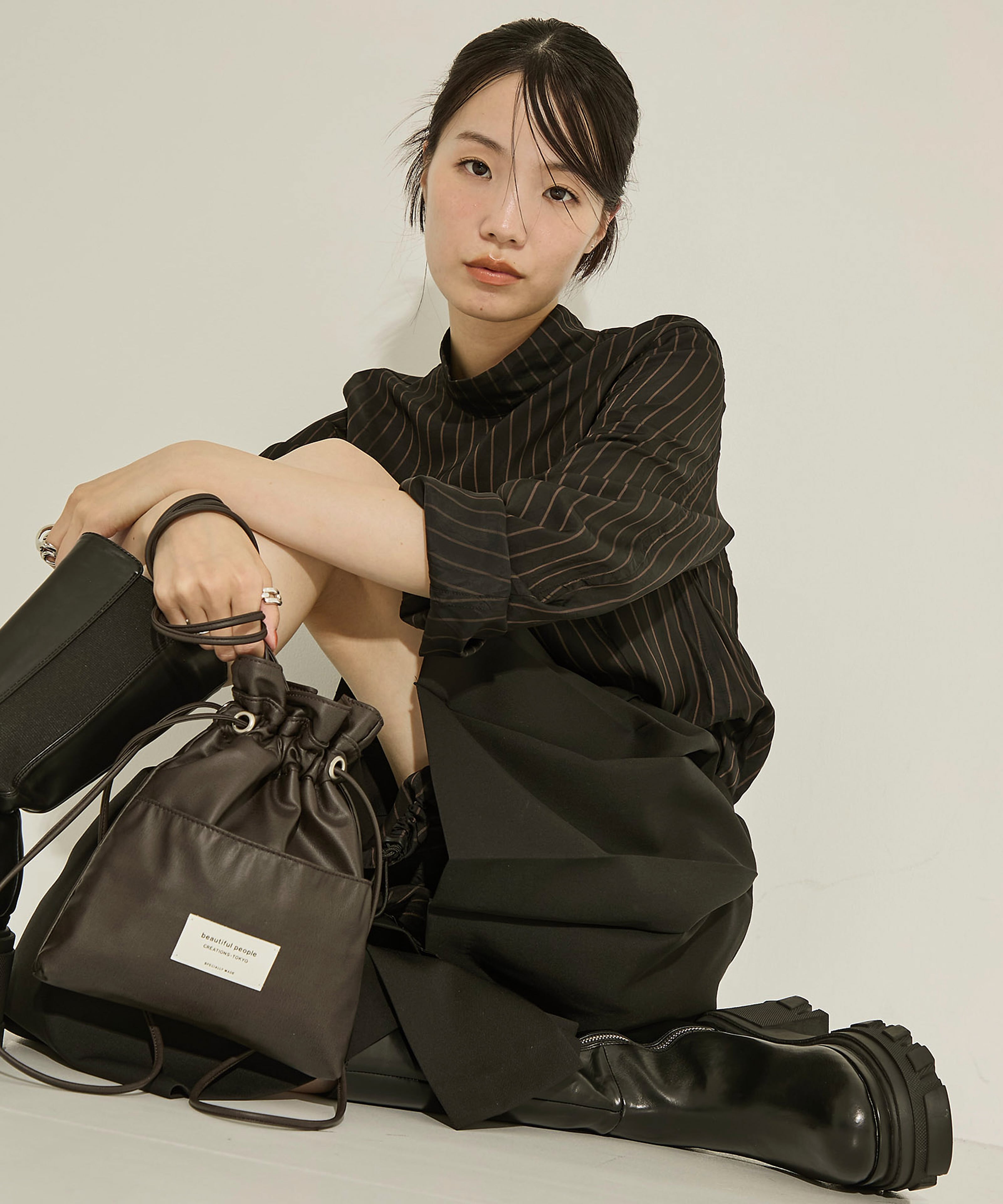 別注2wayショルダー巾着バッグ beautiful people