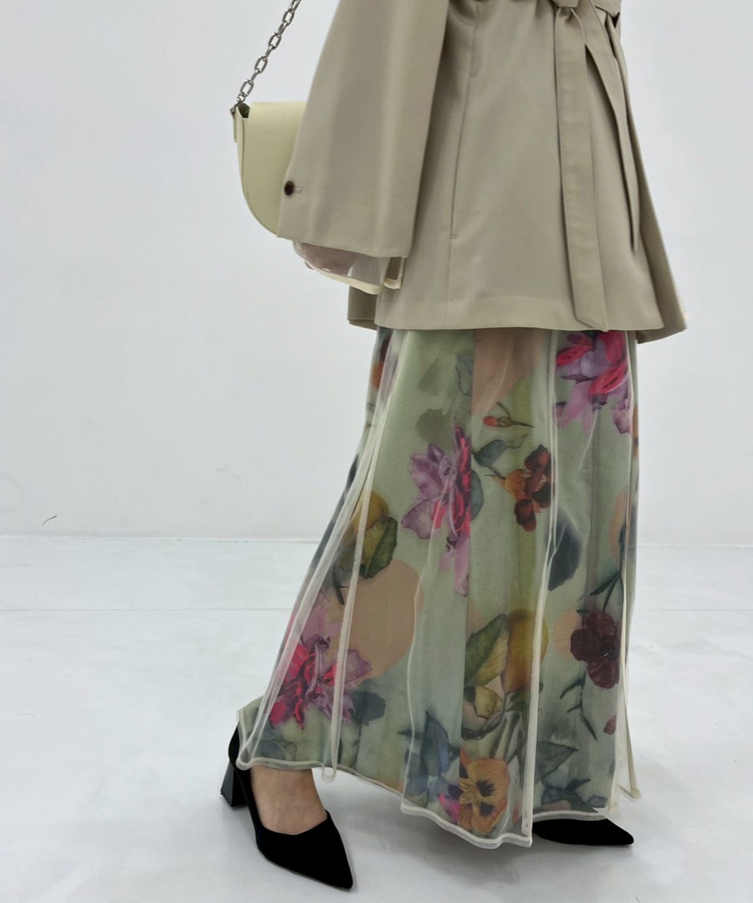 UND GRACE CHIFFON VEIL DRESS AMERI