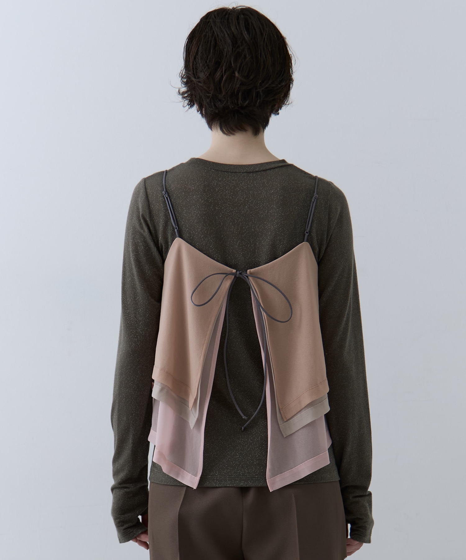 3way Camisole & Cashmere Long T STUDIOUS