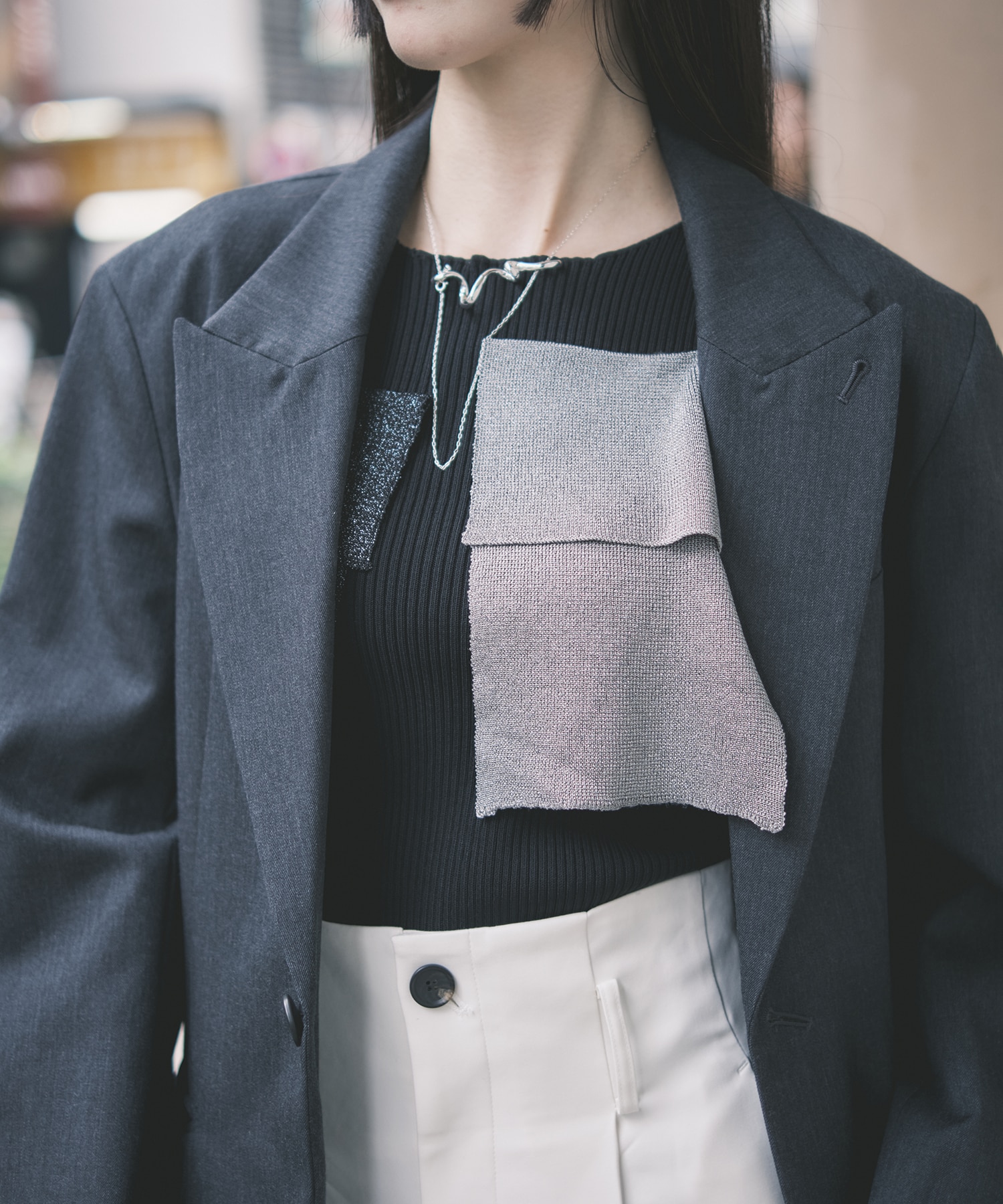 別注CREW NECK RIB KNIT kotohayokozawa