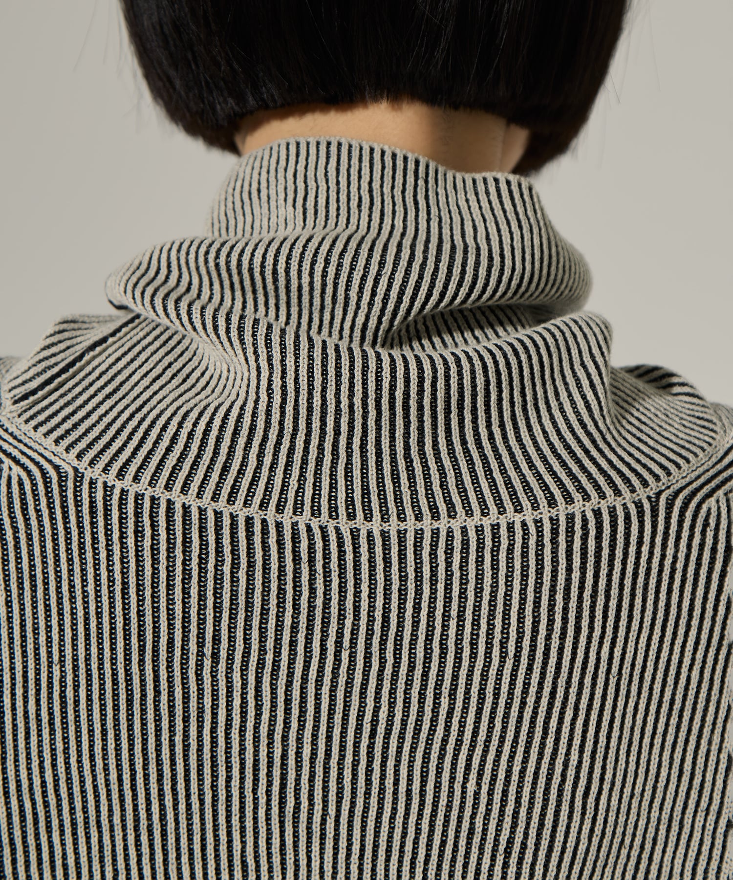 別注Dual face knit AKIKOAOKI