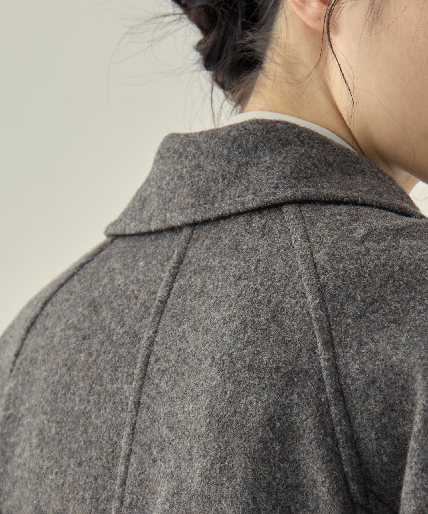 Stand Collar Wool Coat STUDIOUS