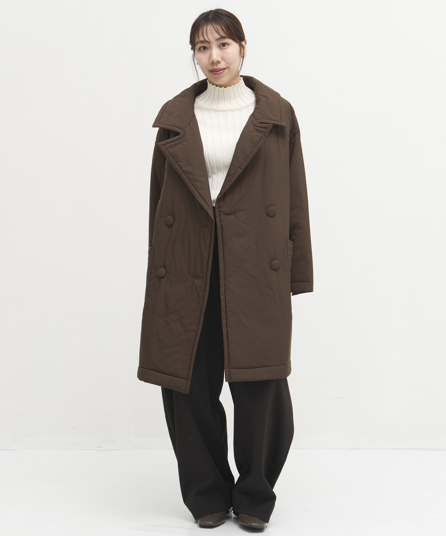 PADDED BUTTON COAT STUDIOUS