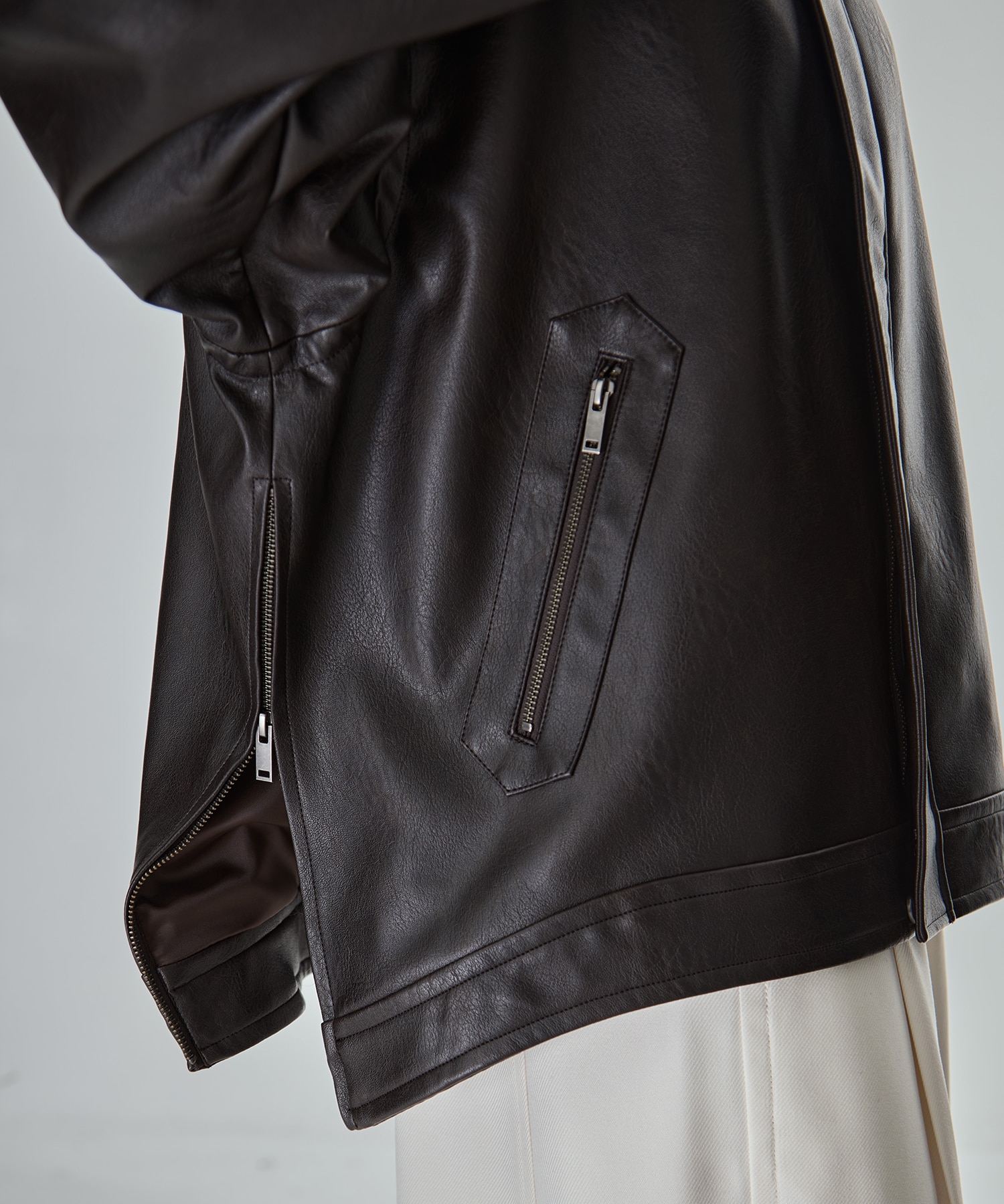 Vintage Leather Blouson STUDIOUS