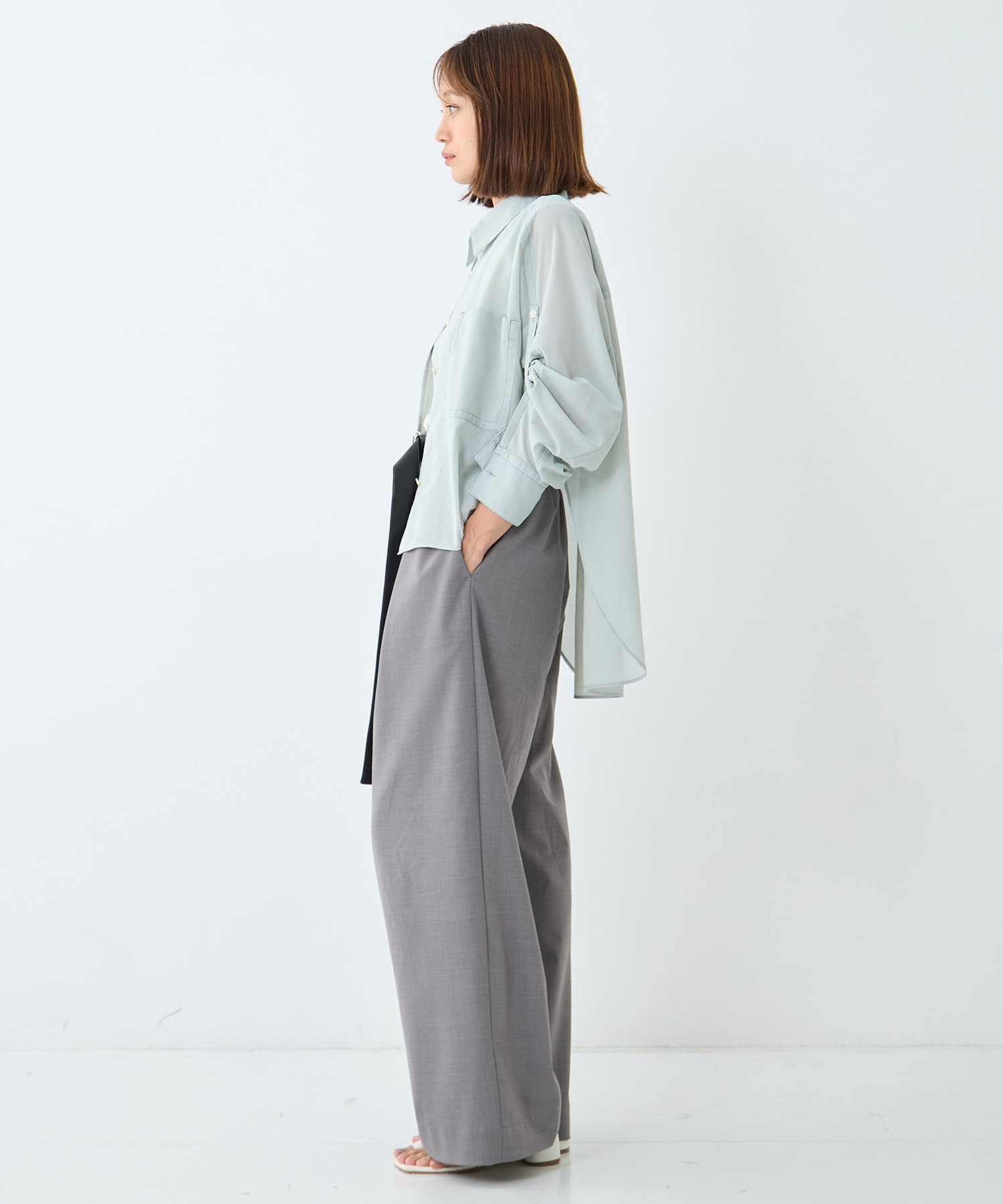 Matte Sheer Over Shirt STUDIOUS