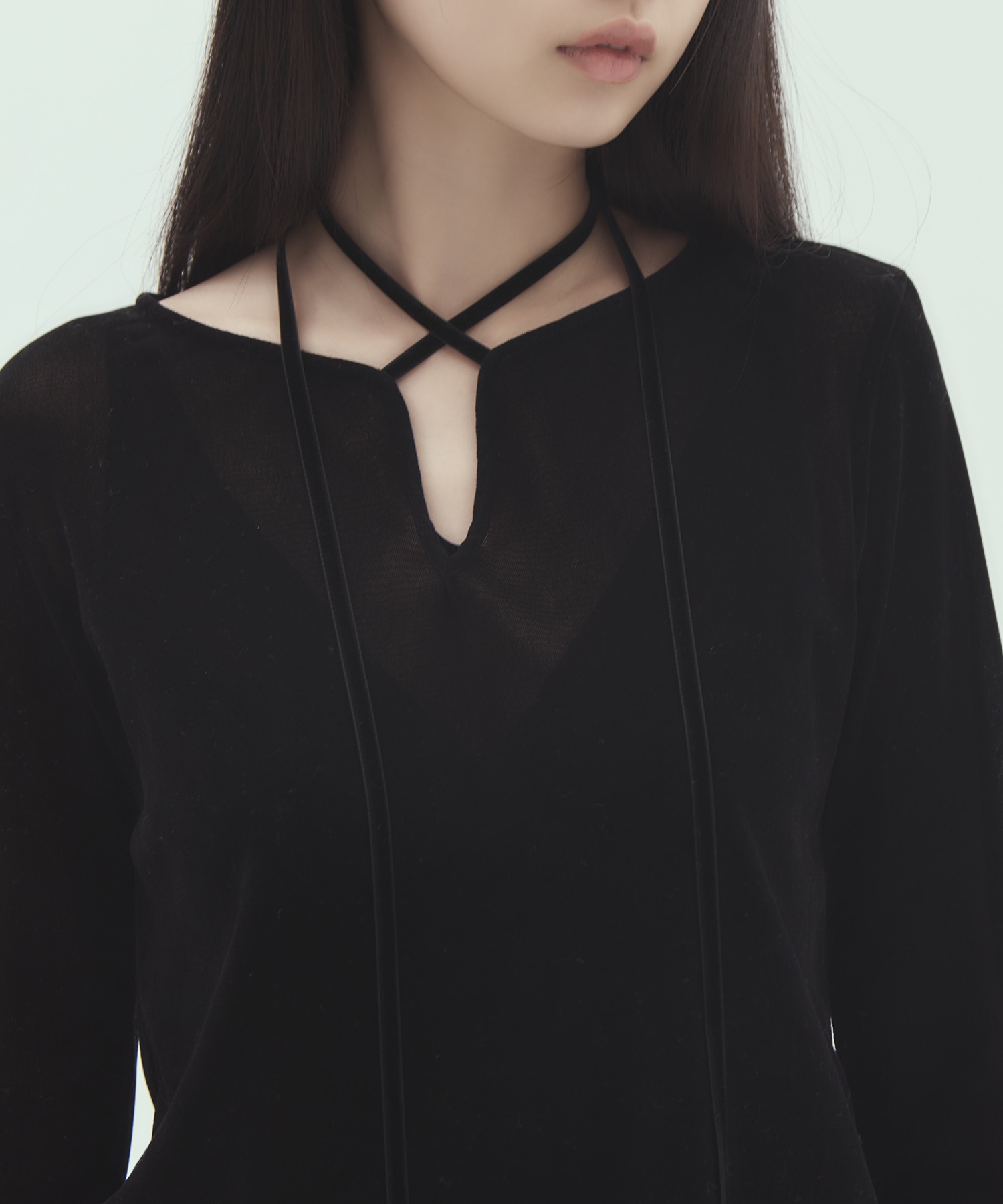 別注 flocky tulle pullover tanakadaisuke