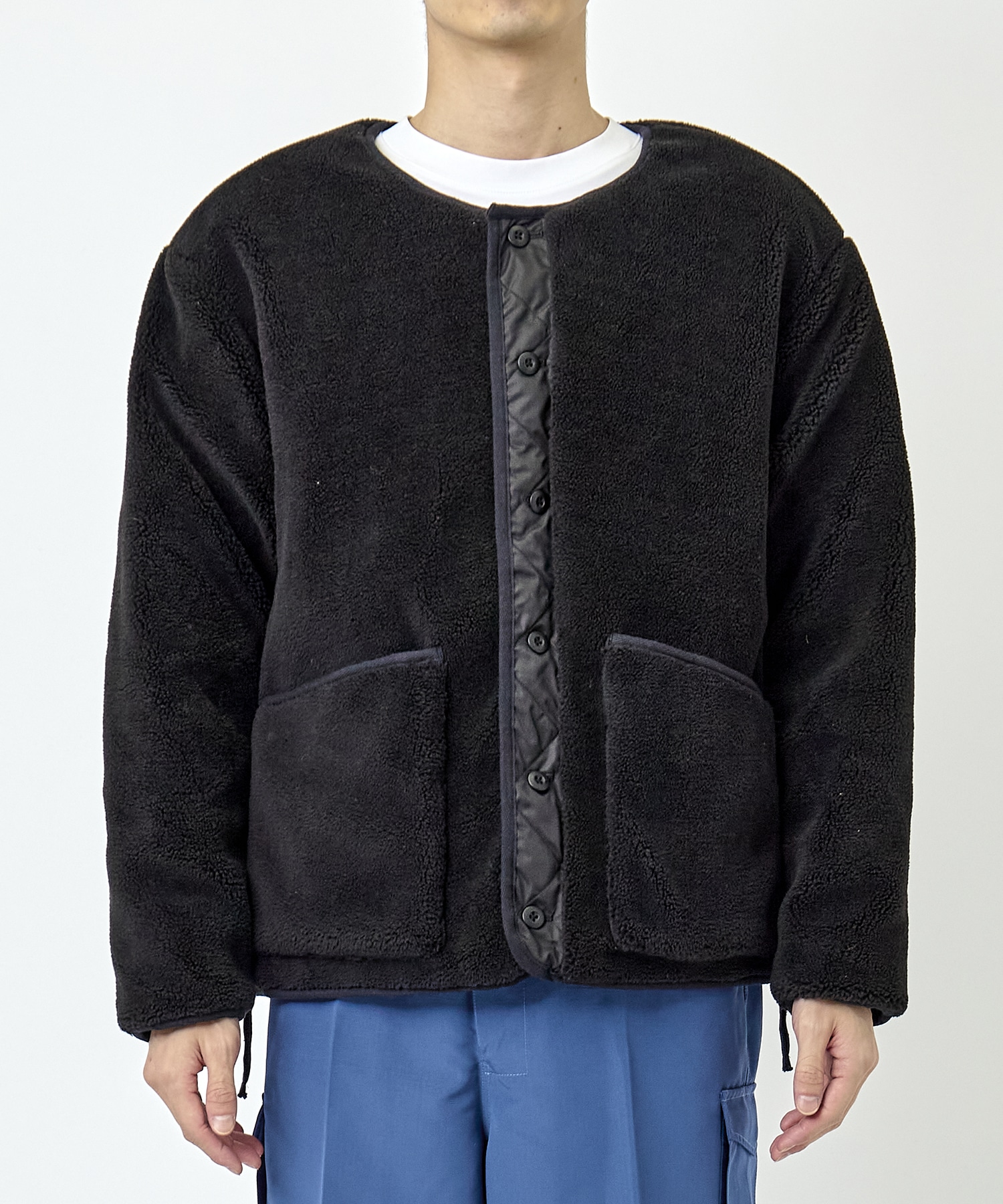 MILITARY RIVERSIBLE CREW NECK DOWN JKT TAION/TAION EXTRA