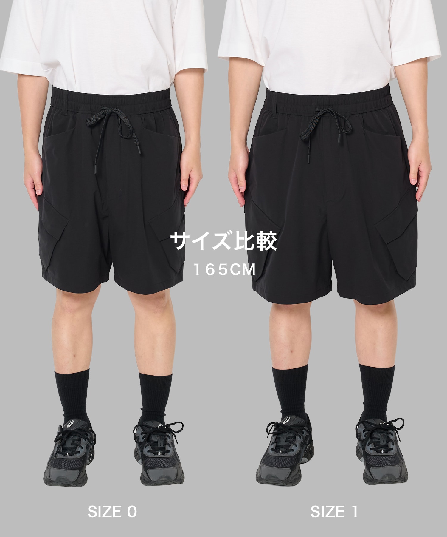 〈別注〉 BLK WIDE CARGO SHORT PANTS White Mountaineering