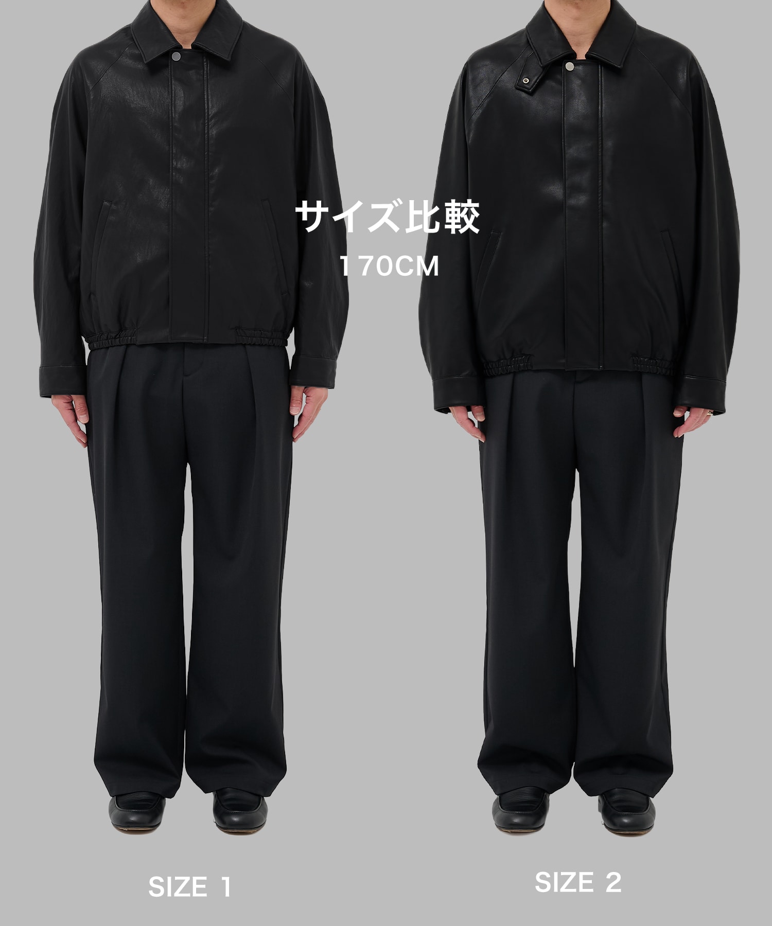 MODERN LEATHER BLOUSON STUDIOUS