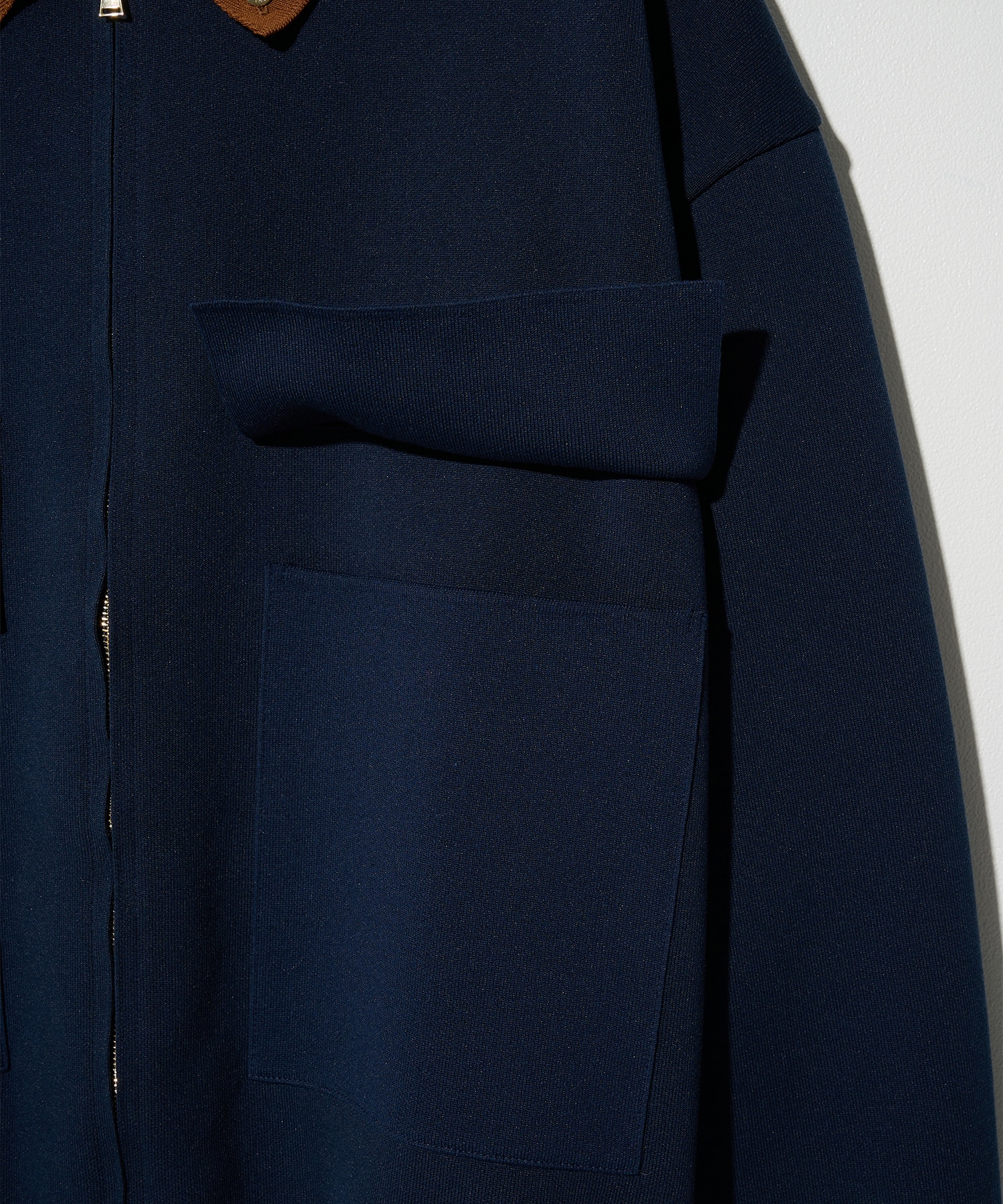 別注 BIG POCKET ZIP UP KNIT JACKET CULLNI