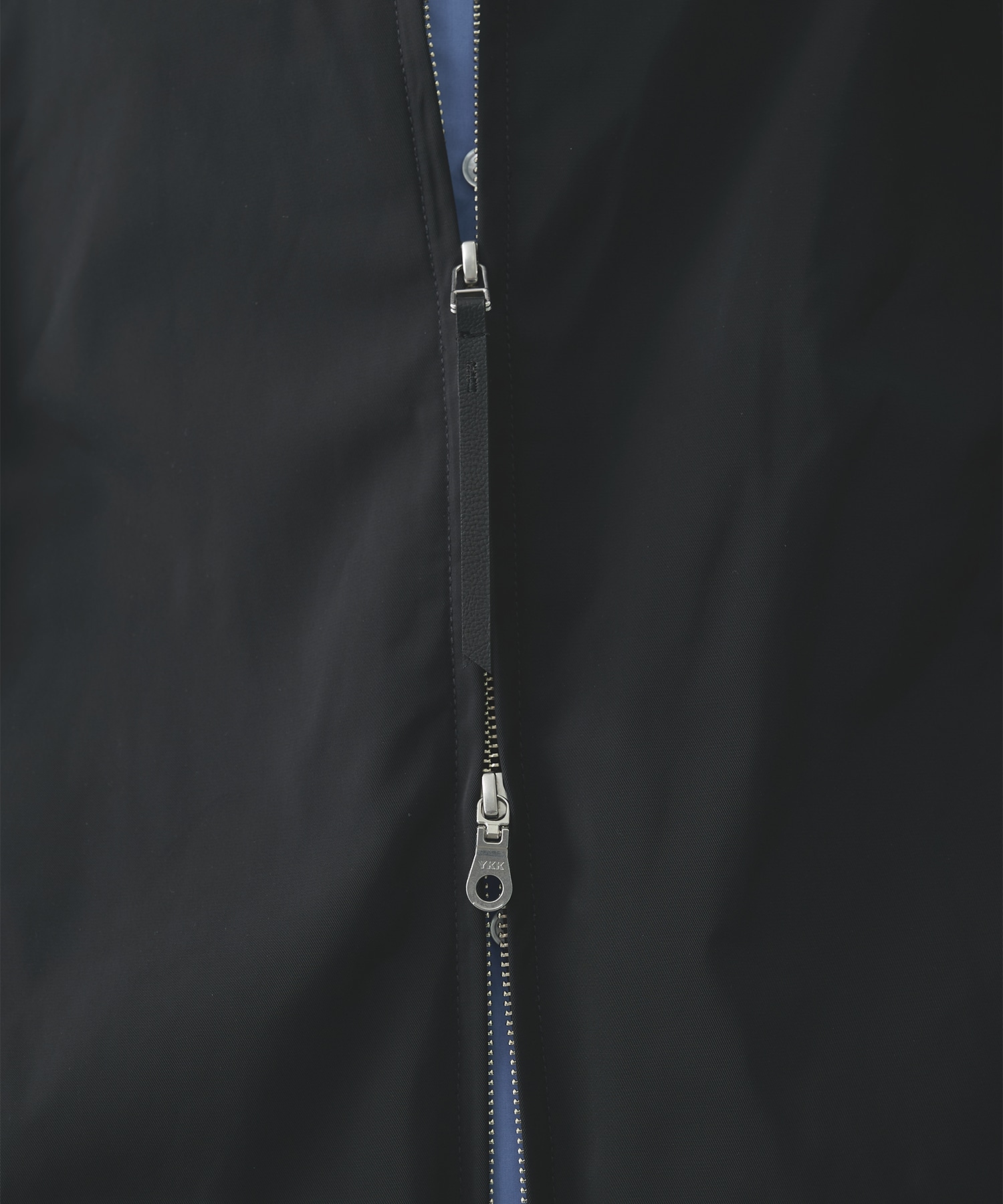 Leather collar Balloon Blouson STUDIOUS