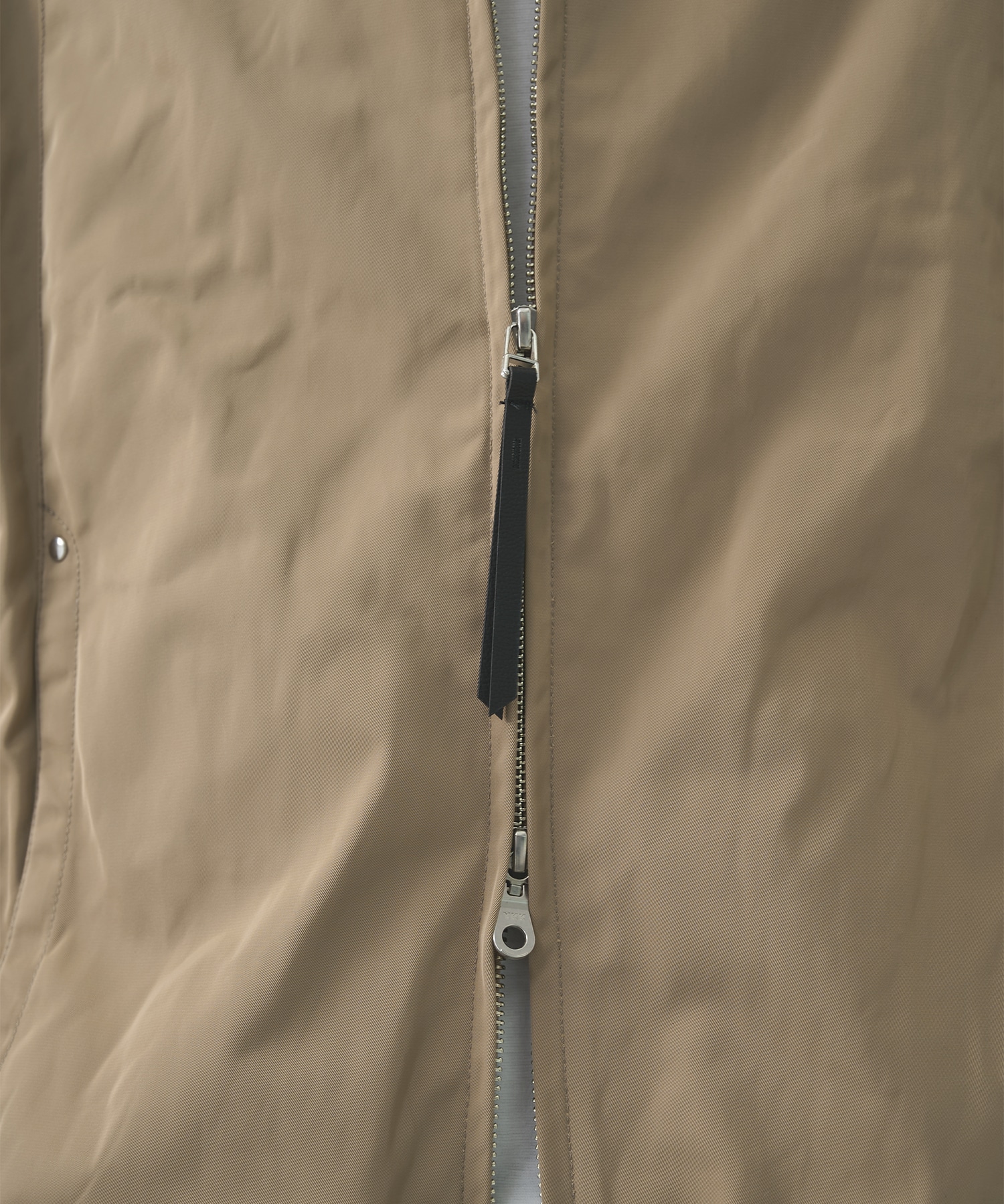 Leather collar Balloon Blouson STUDIOUS