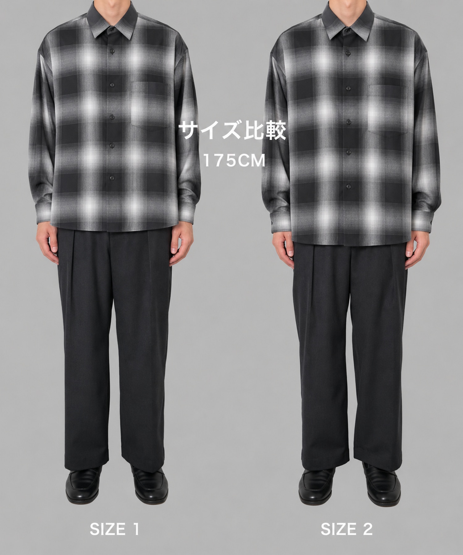 Fine Wool Smooth Check Shirts STUDIOUS