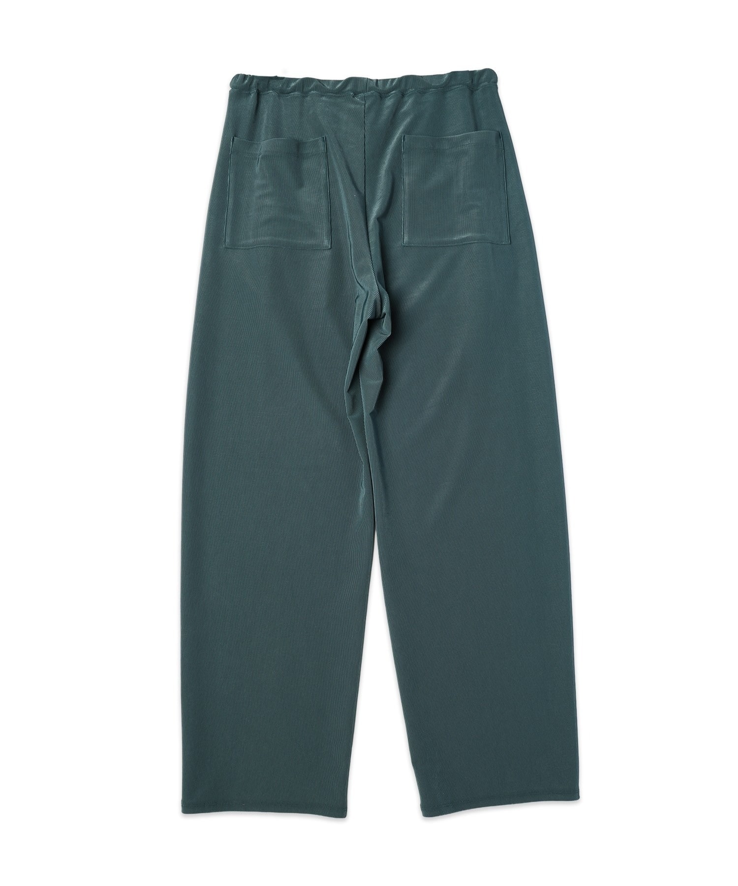 Stretch Fiber Cord Pique Drawstring Wide Pants CULLNI