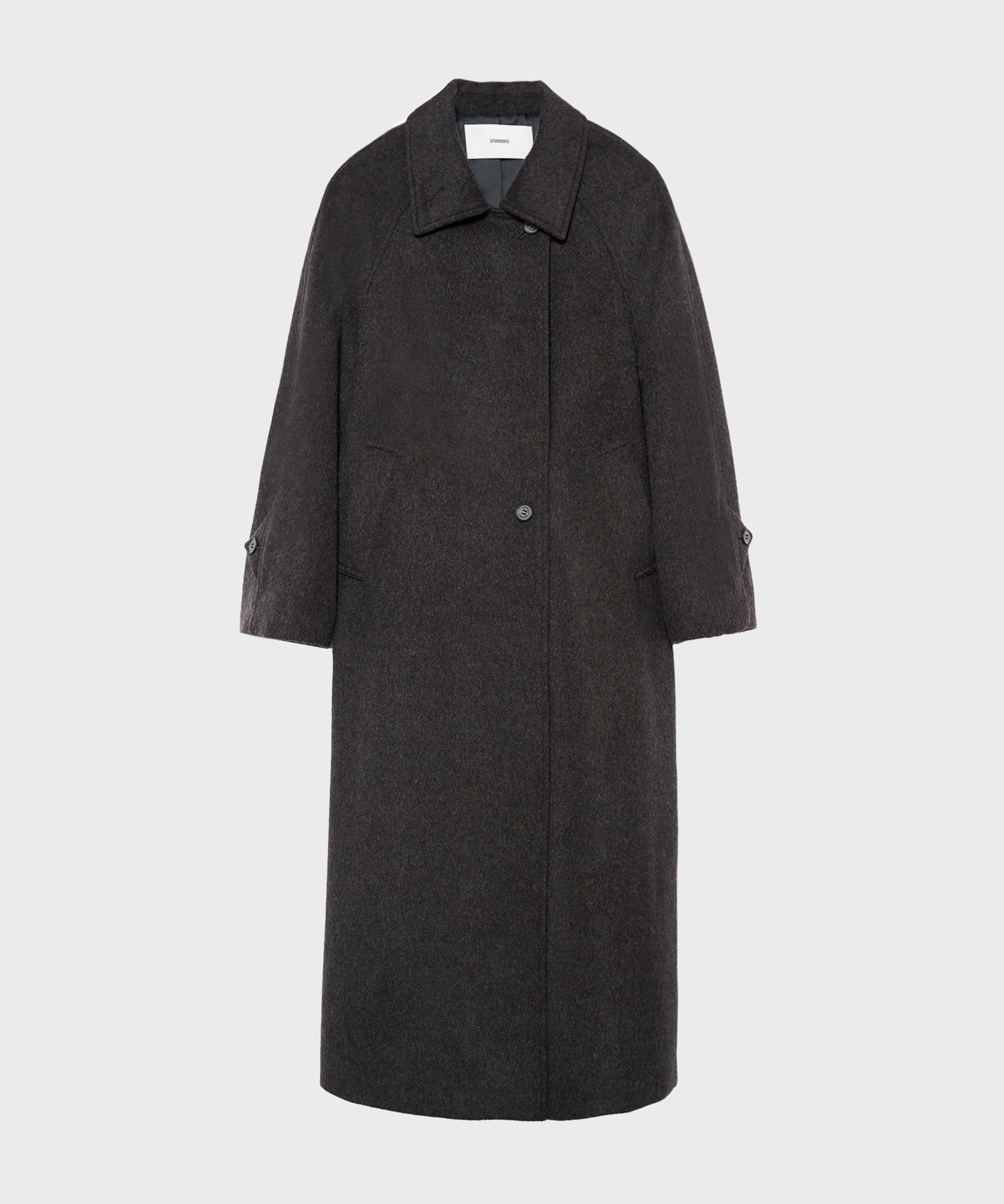 Stand Collar Wool Coat STUDIOUS