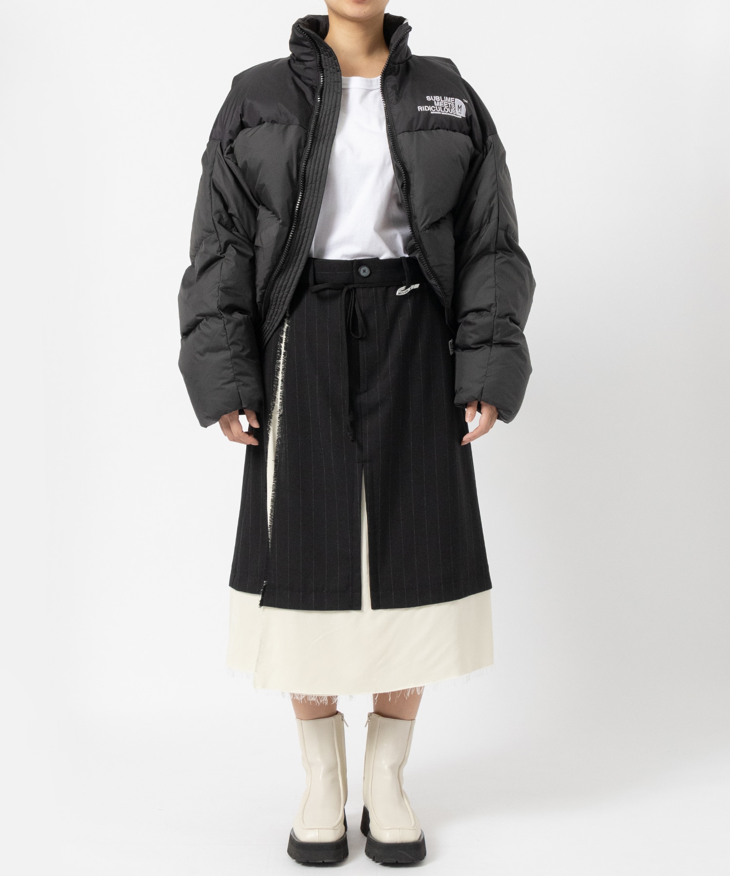 CROPPED DOWN BLOUSON Maison MIHARA YASUHIRO