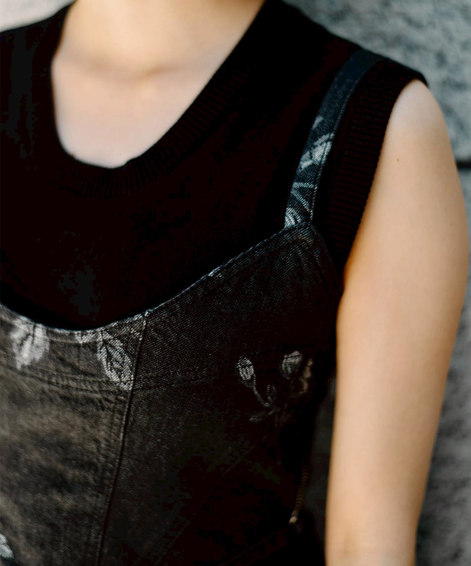 別注ROSE DENIM BUSTIER FETICO