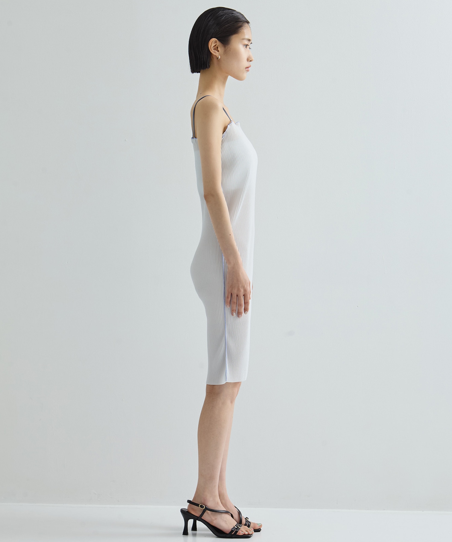別注SHEER LAYERED SHORT SLEEVE DRESS kotohayokozawa