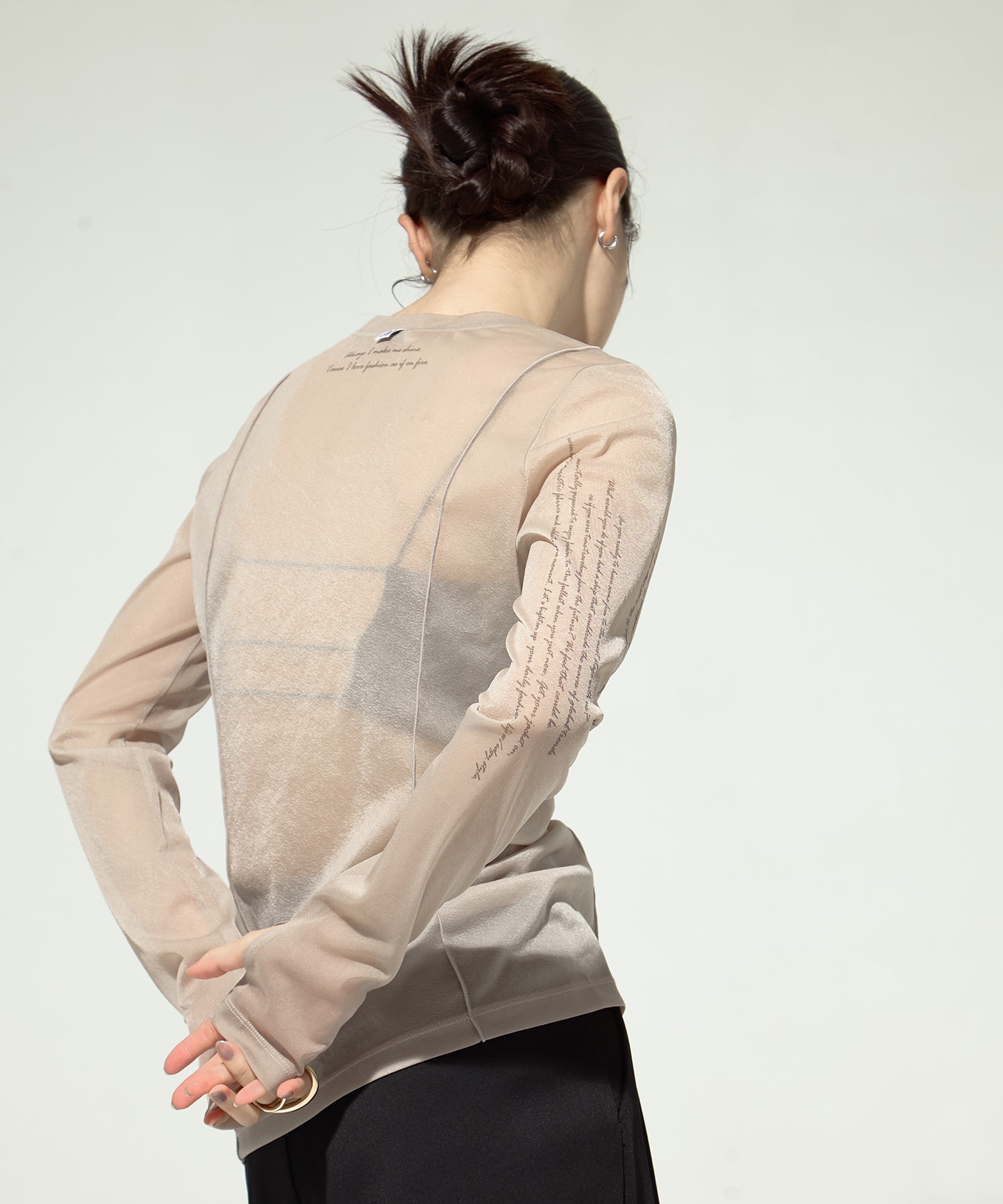 Tattoo Skin Mesh Top STUDIOUS