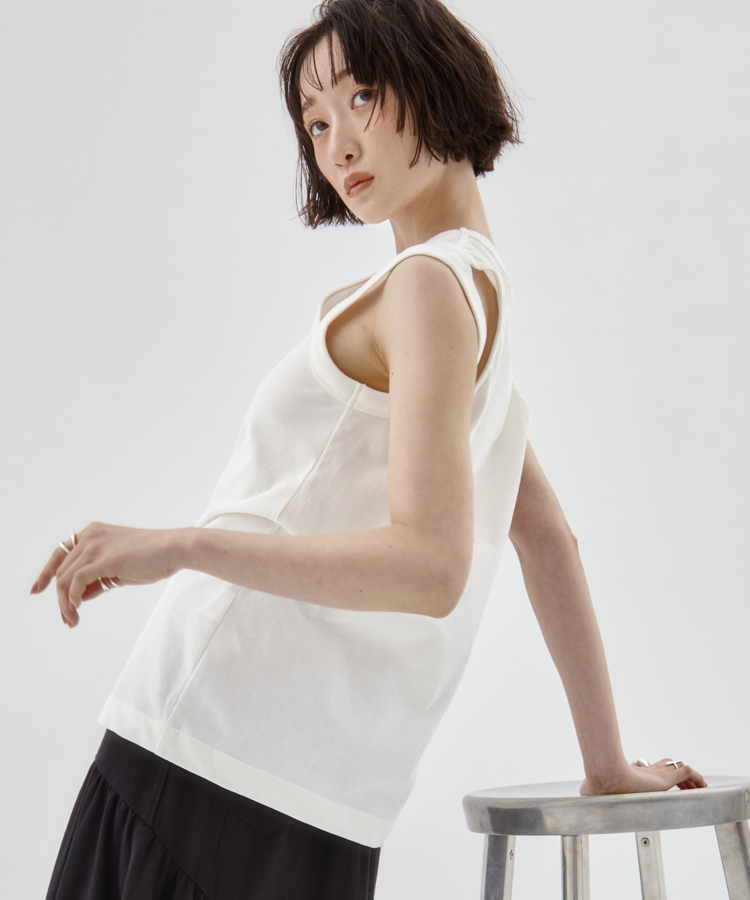 別注RINGER TANK TOP CINOH