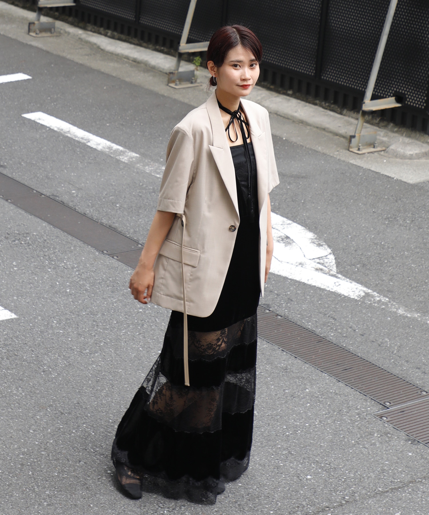 Half Sleeve Summer Wool Jacket STUDIOUS