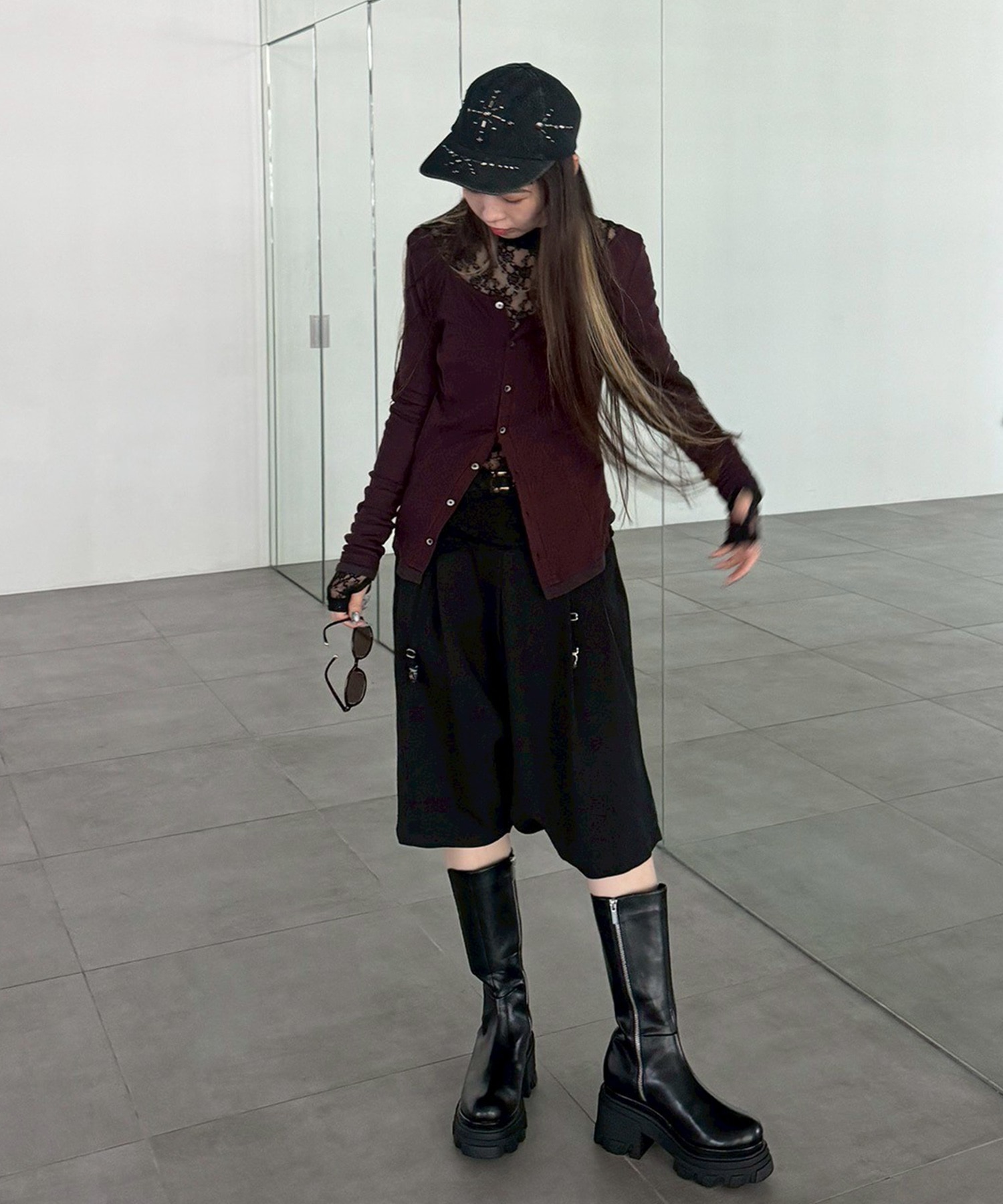 Cashmere Silk Long Tee STUDIOUS