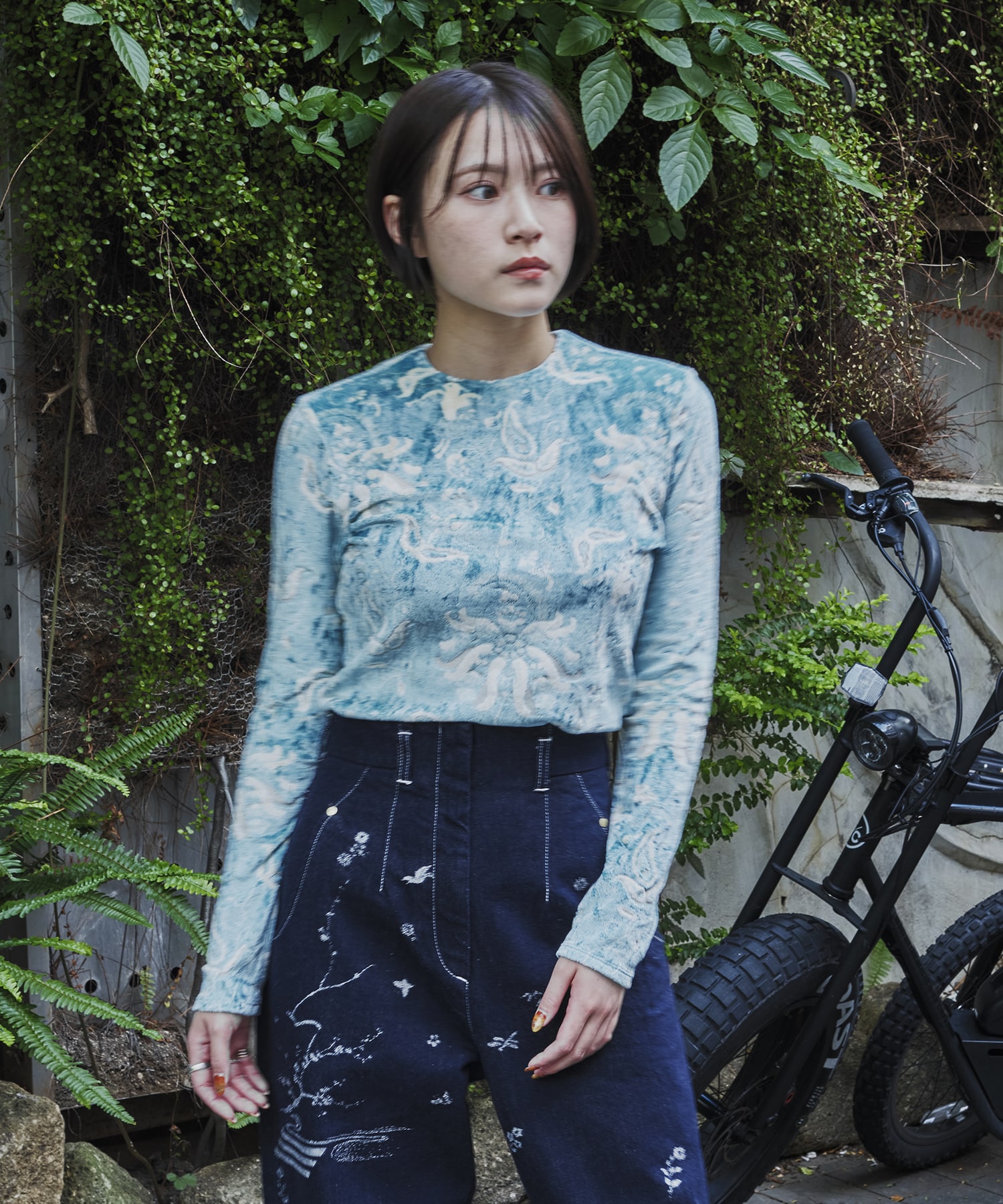 別注 Velour Jersey Top Mame Kurogouchi