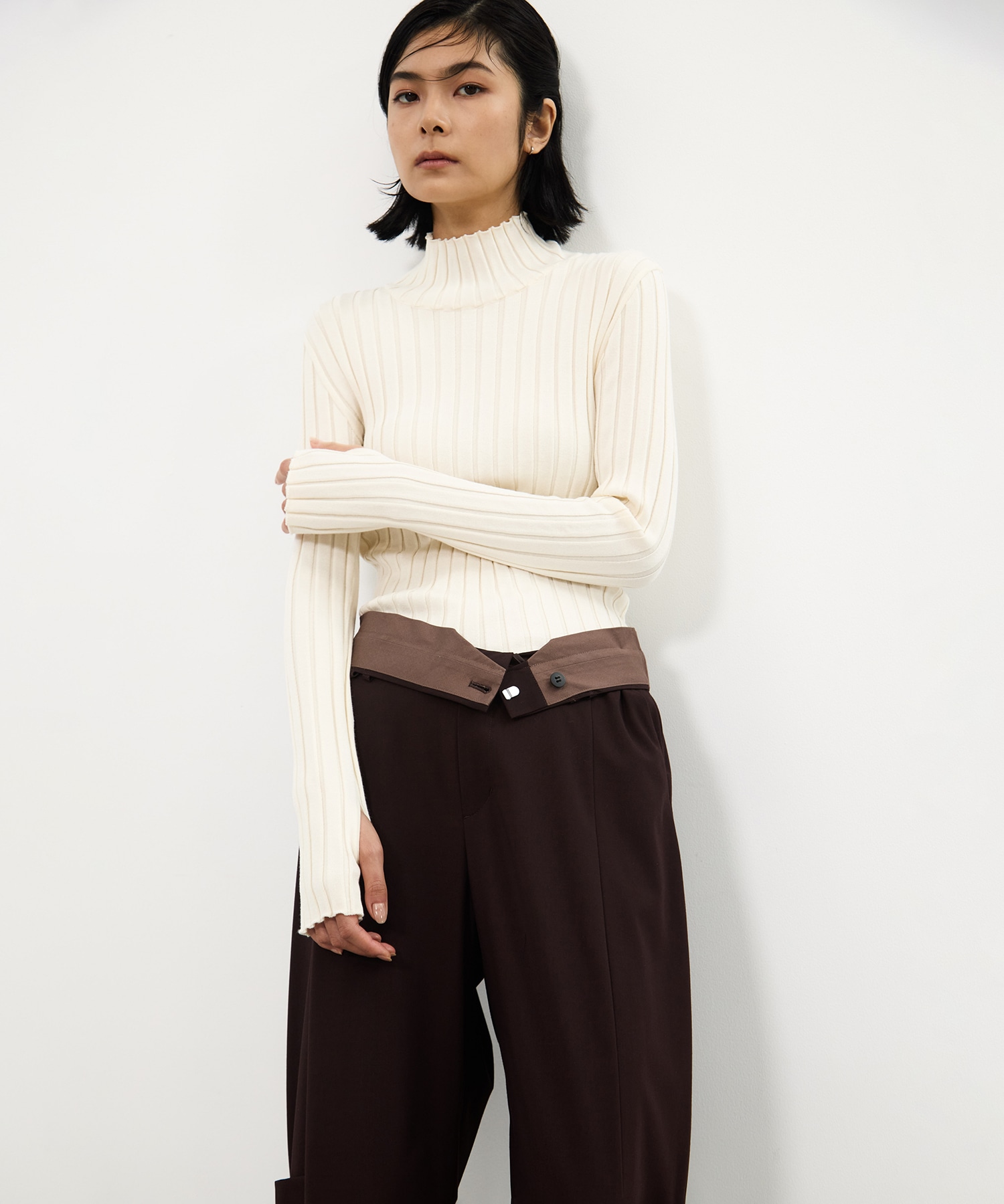 Soft Barrel Leg Cargo Trousers 