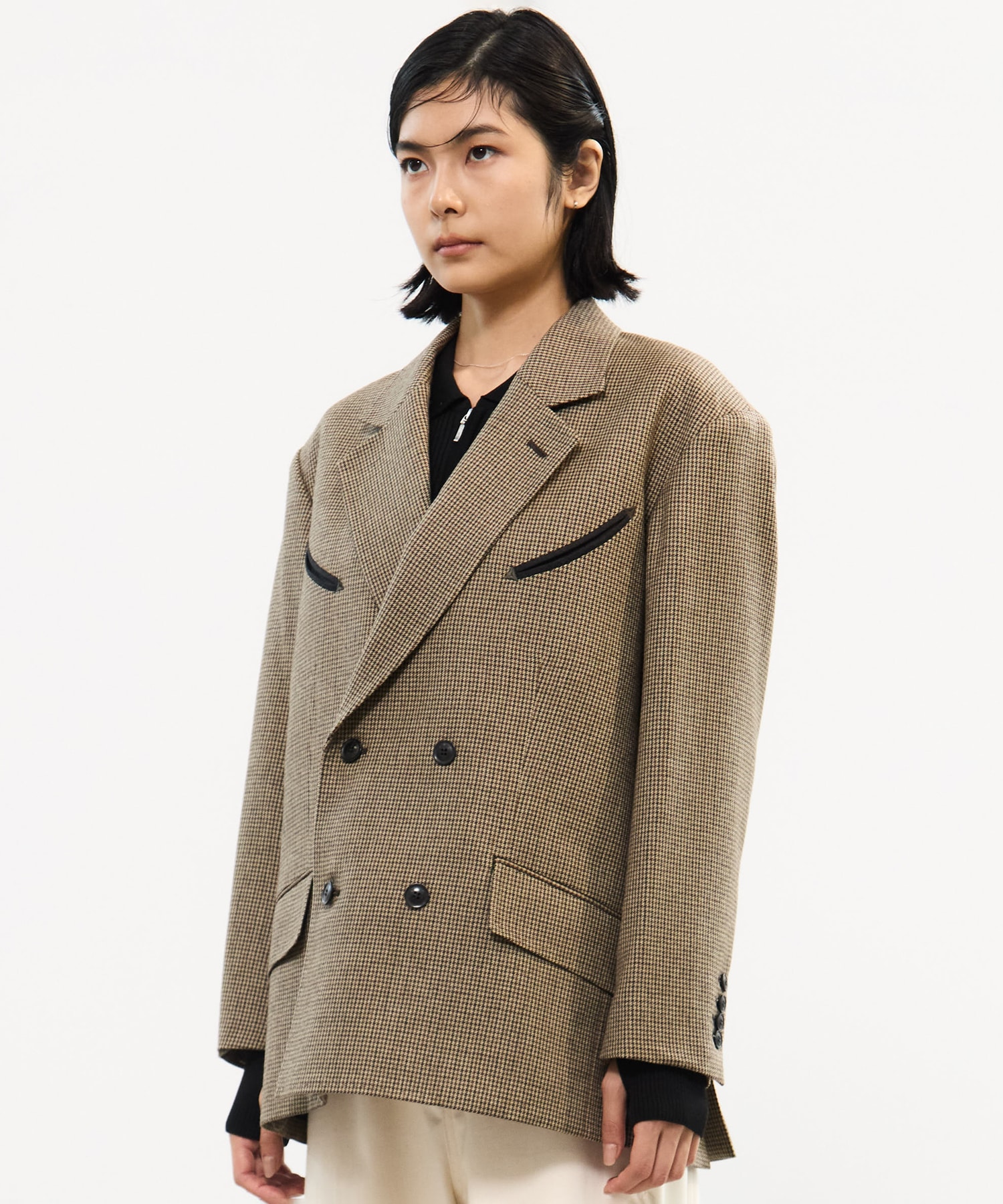 Wool check jacket TOGA