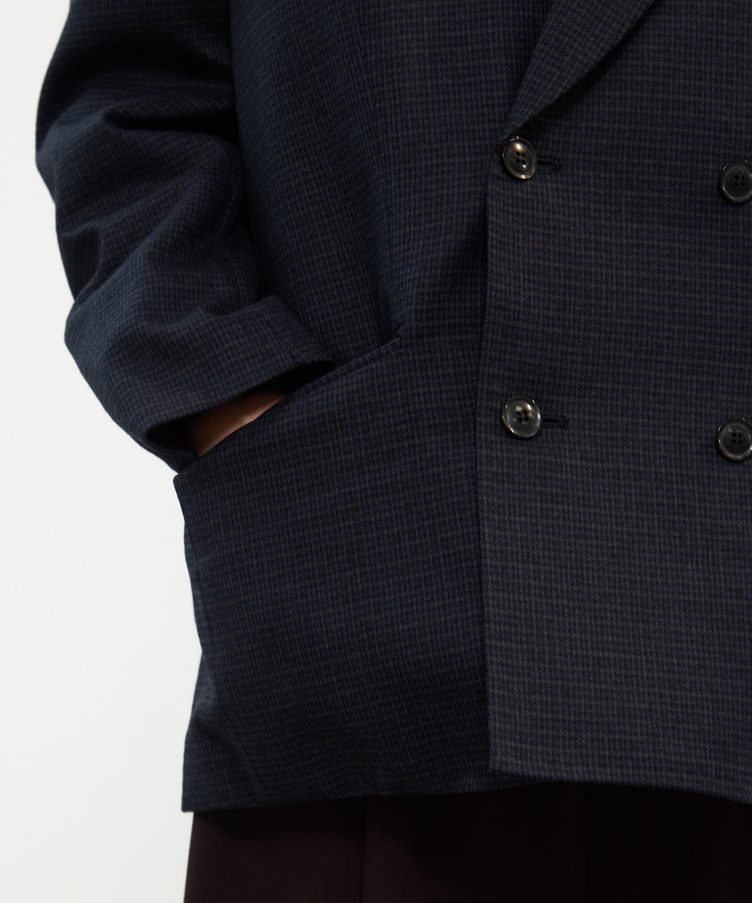 Wool check jacket TOGA