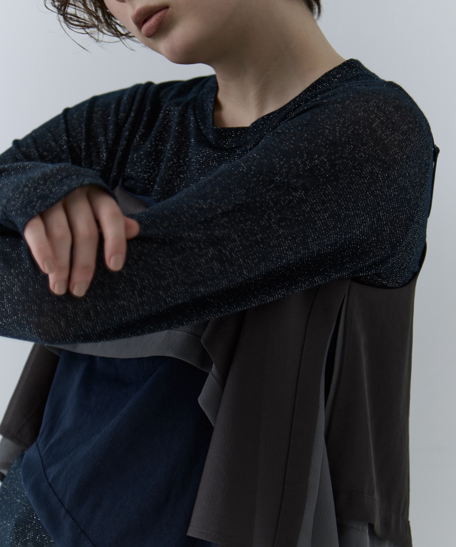 3way Camisole & Cashmere Long T STUDIOUS