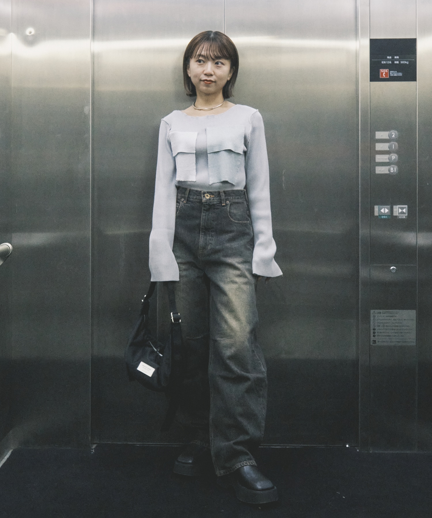 別注CREW NECK RIB KNIT kotohayokozawa