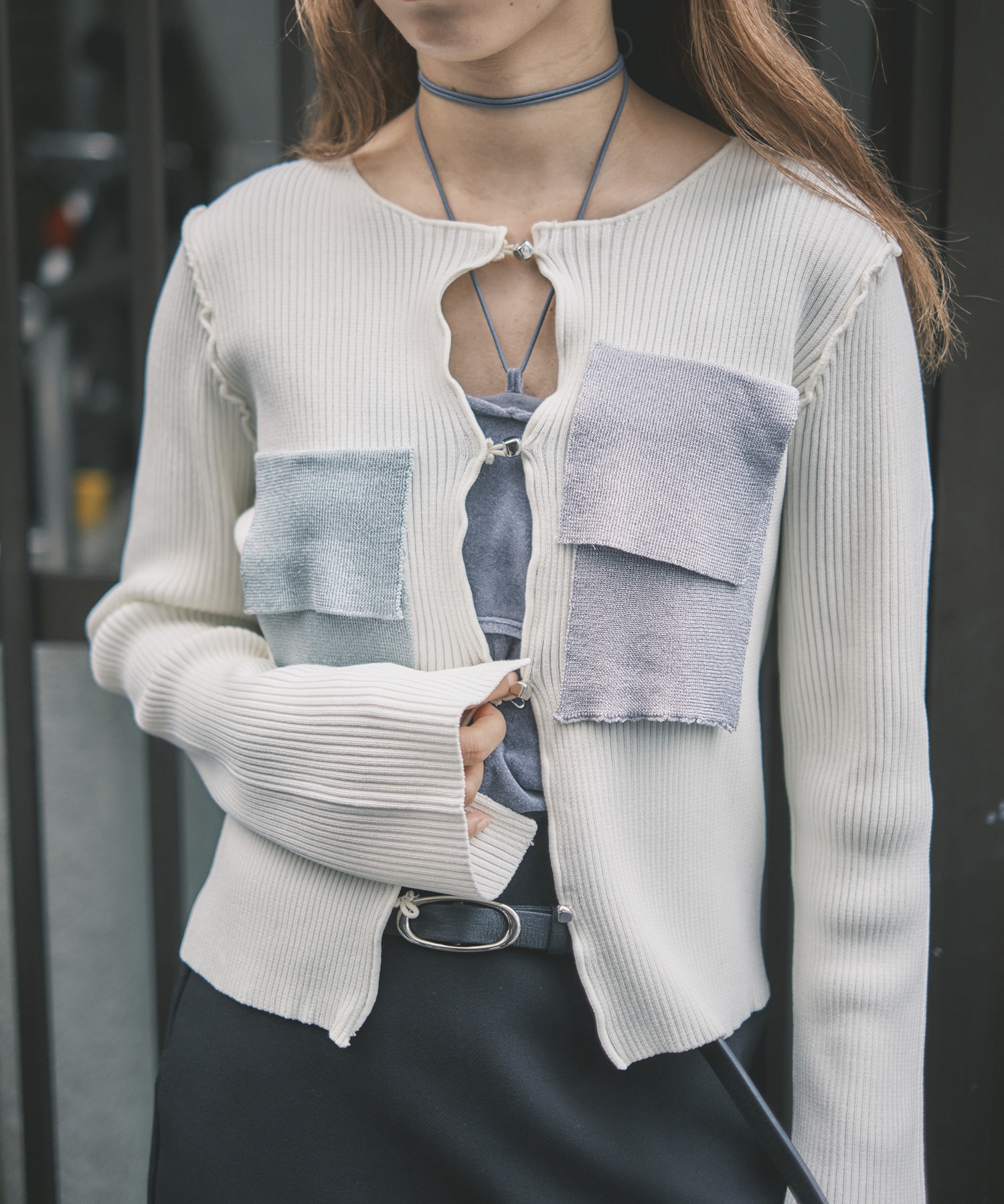 別注 RIB KNIT CARDIGAN kotohayokozawa