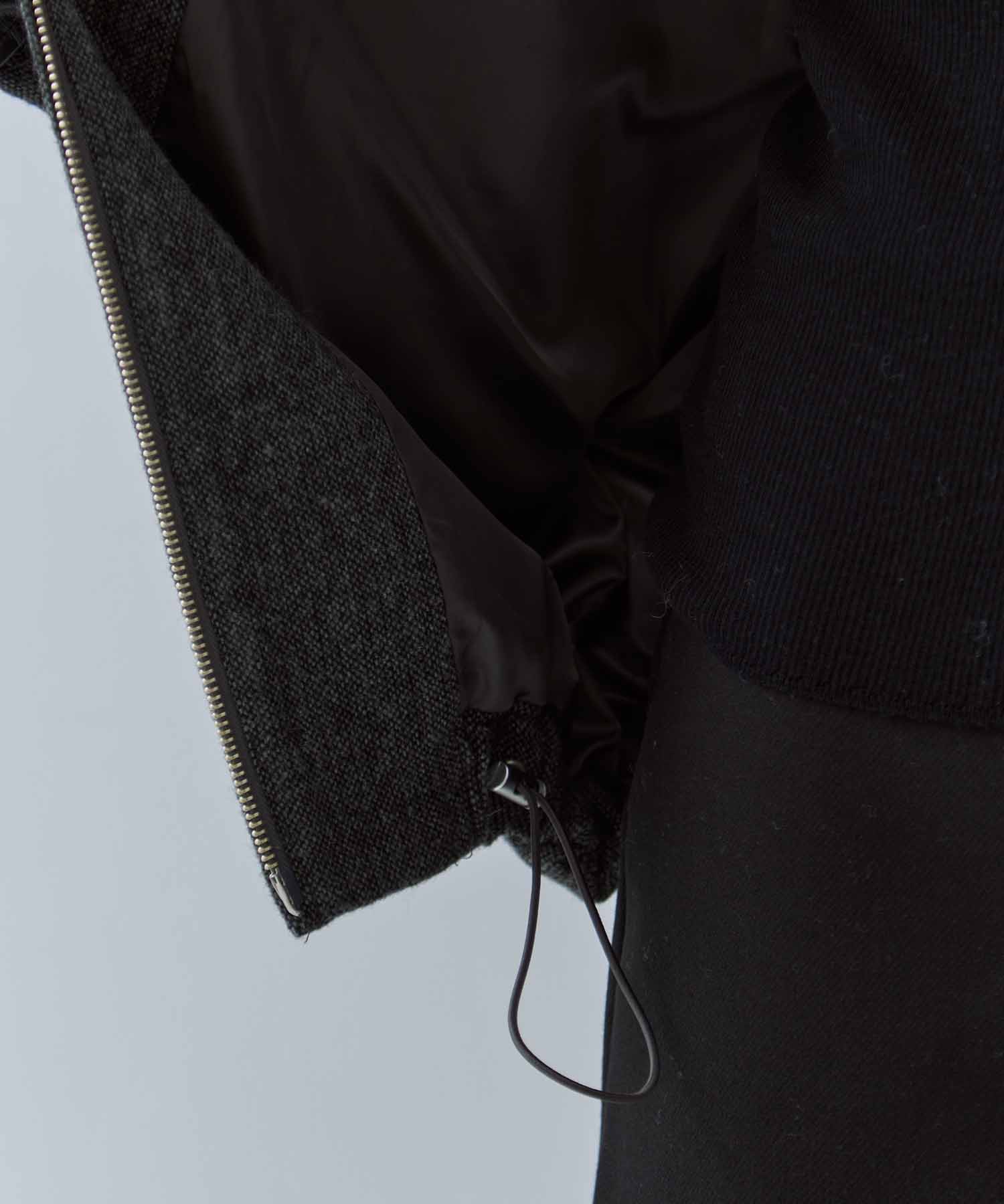 UND TWEED WORK DETAIL BLOUSON AMERI