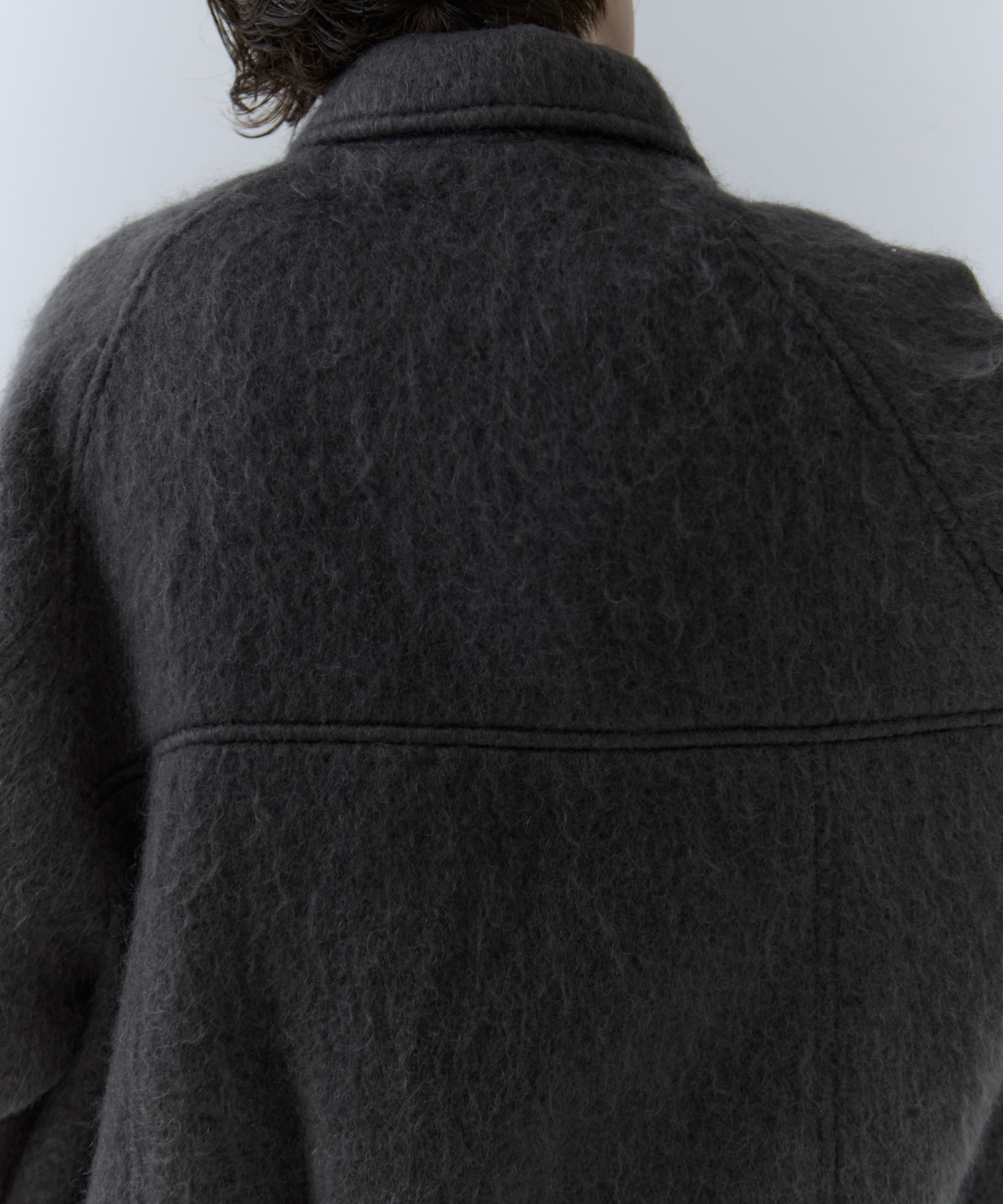 UND MOHAIR SHAGGY FLIGHT JACKET AMERI