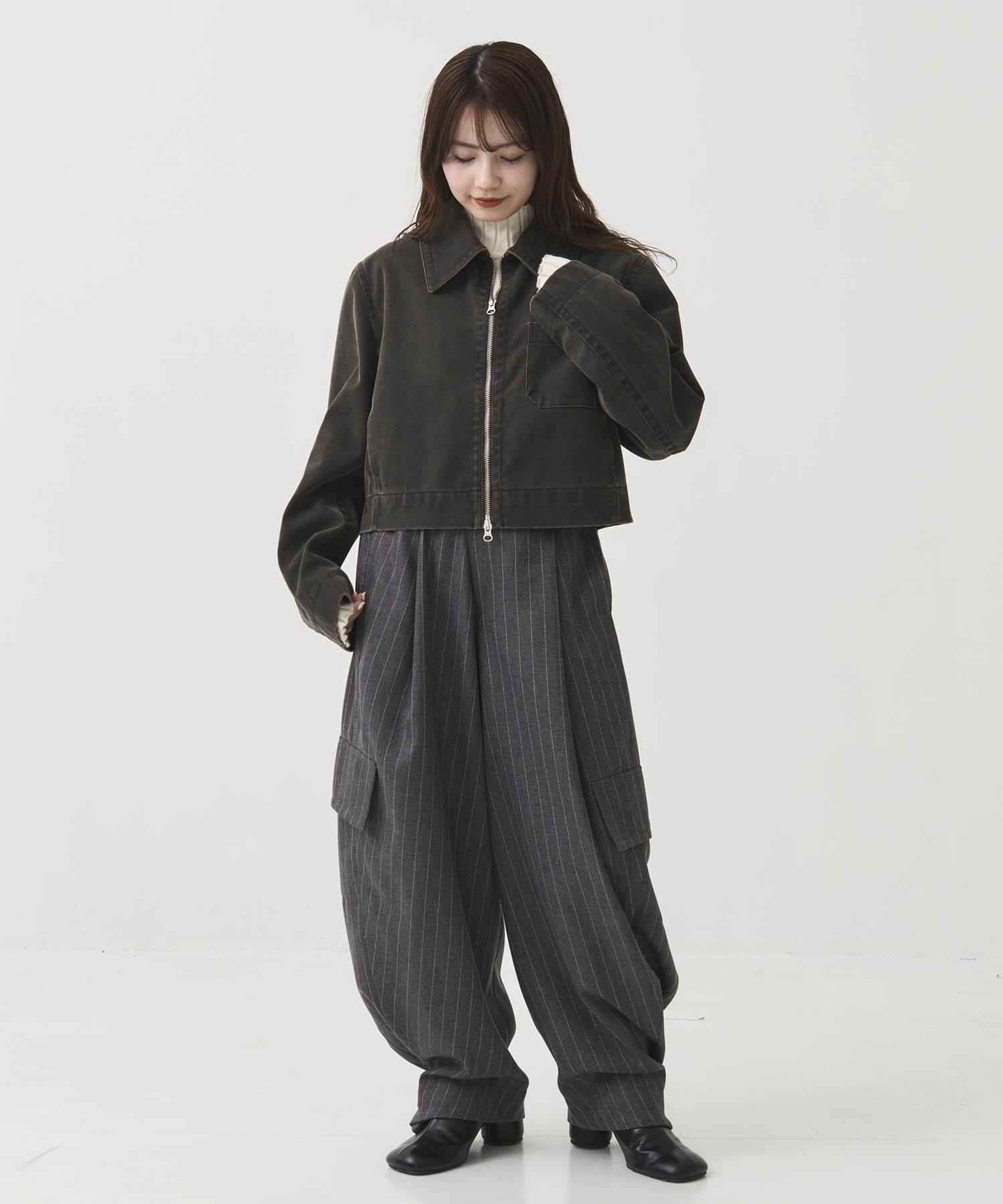 Suede Short Jacket STUDIOUS