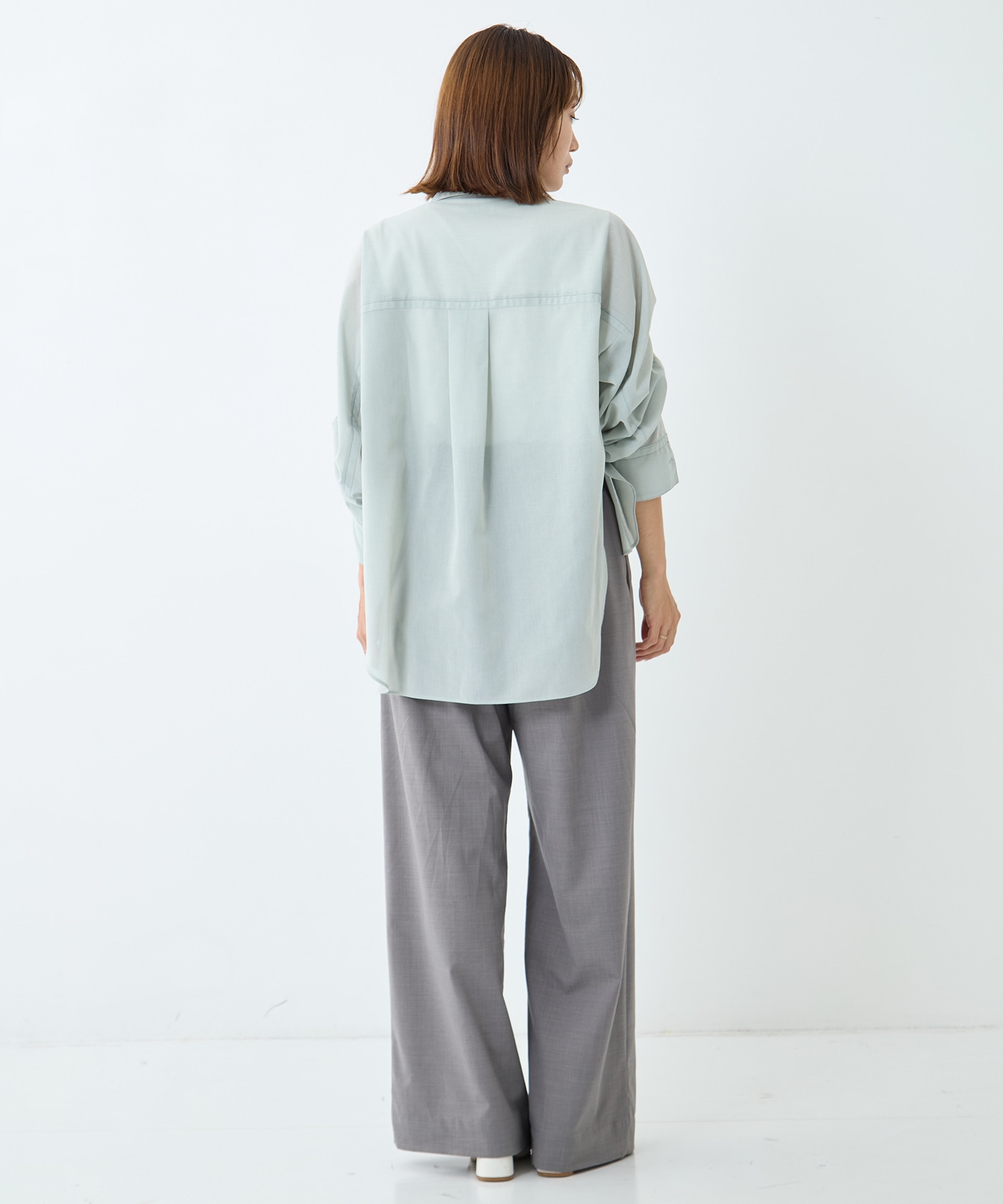 Matte Sheer Over Shirt STUDIOUS